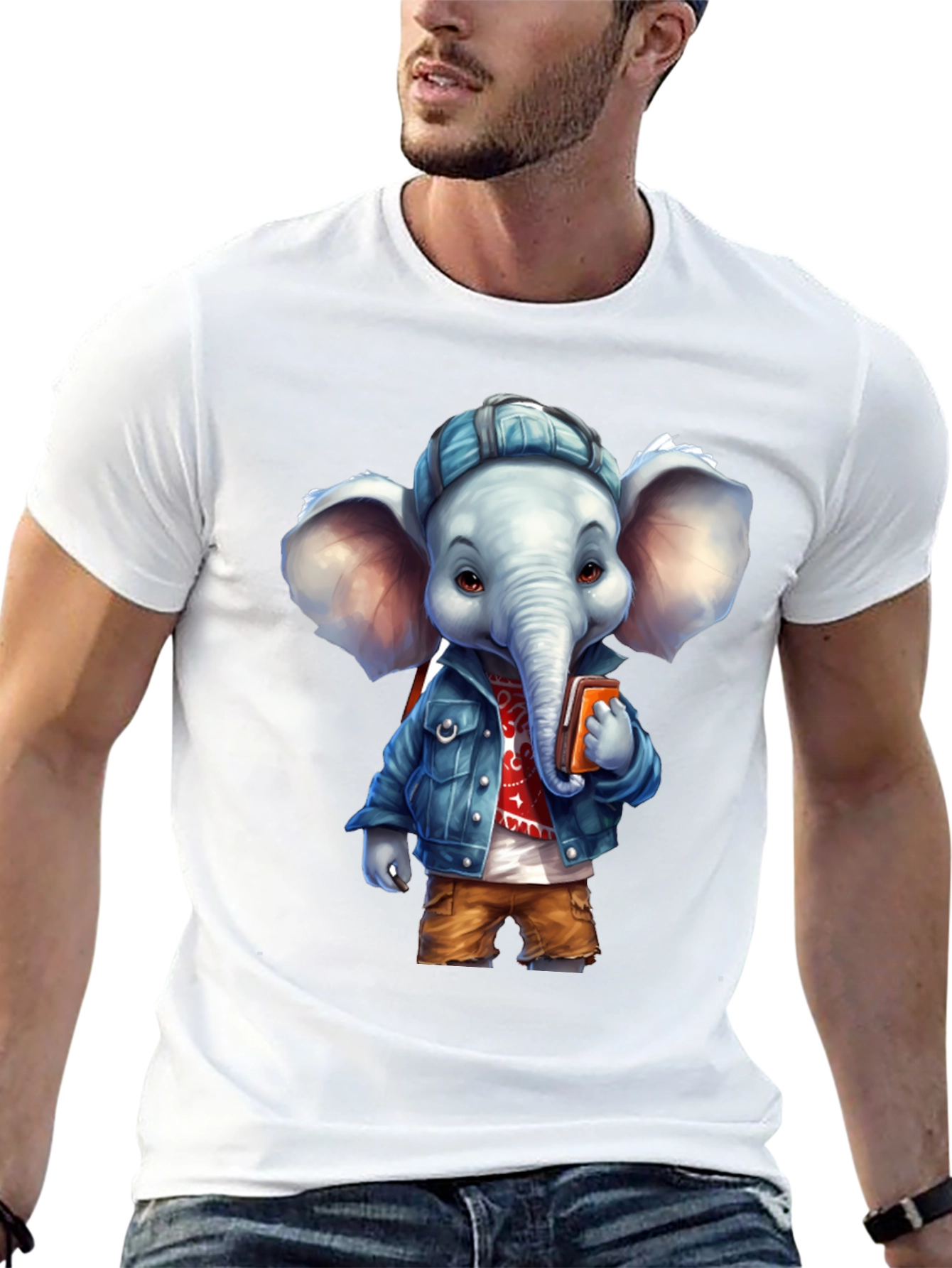 Cartoon Elephant T-Shirt