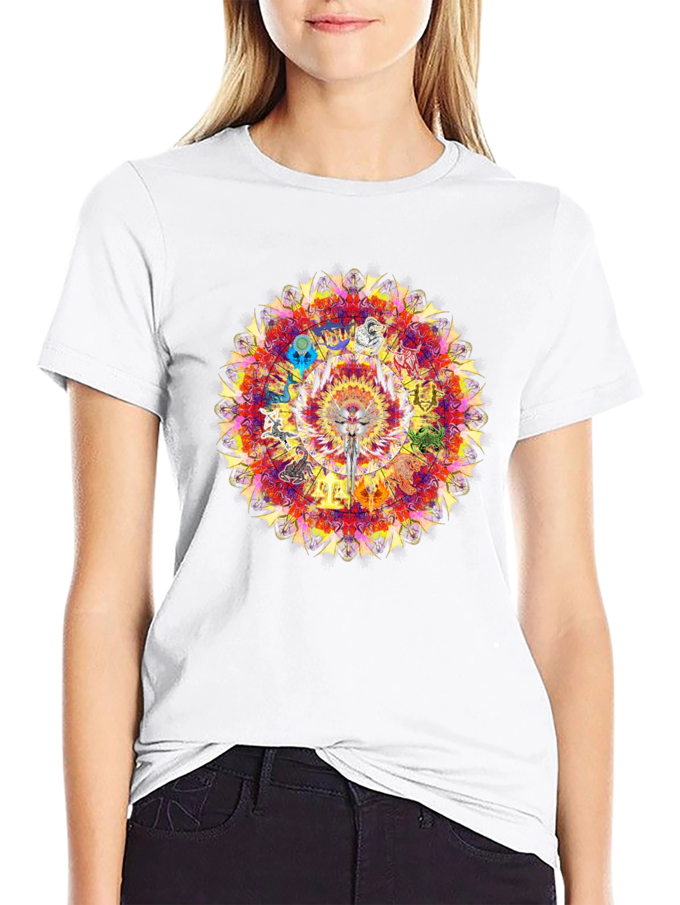 Psychedelic Mandala Graphic T-Shirt