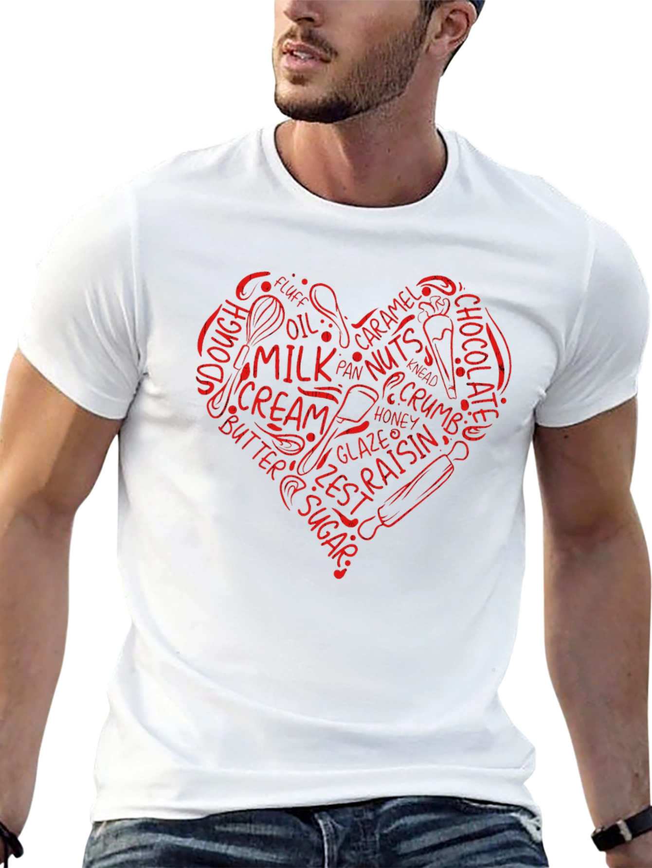 Baking Lovers Heart T-Shirt