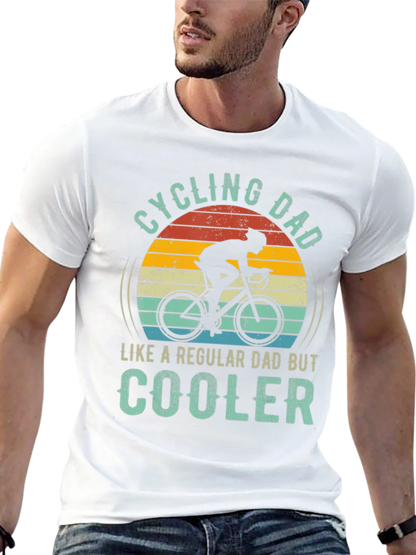 Cycling Dad T-Shirt - Cool Dad Edition