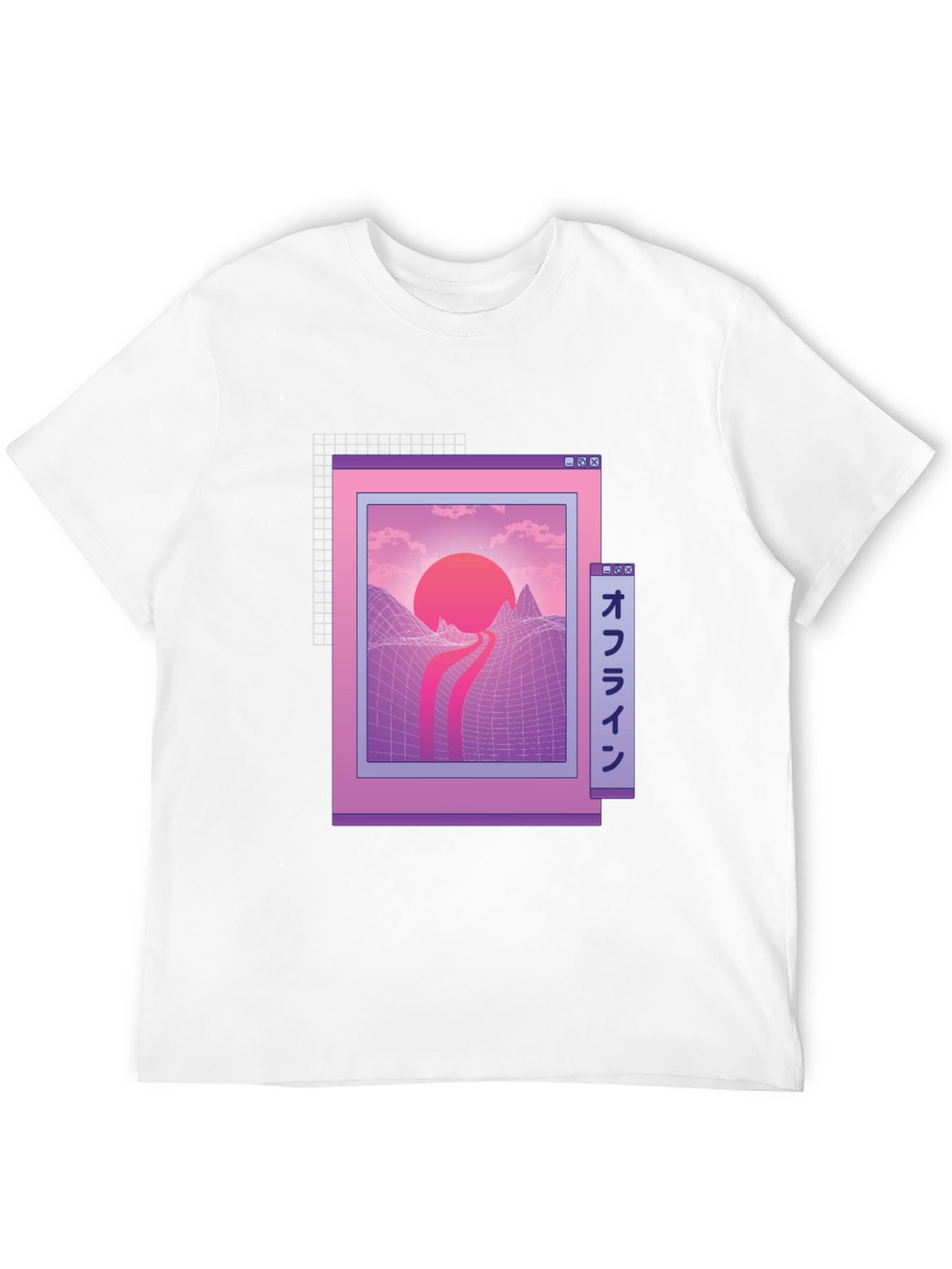 Aesthetic Vaporwave Sunset T-Shirt