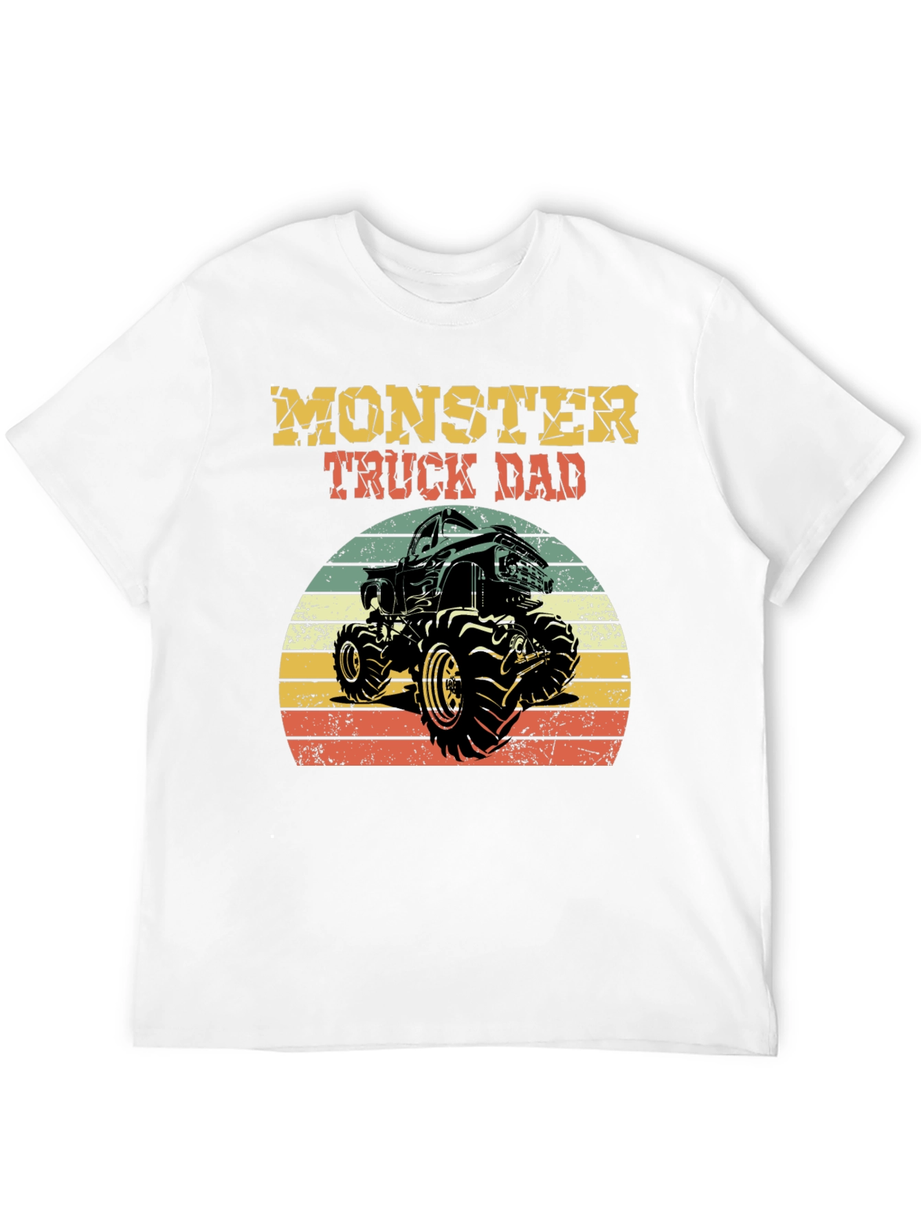 Monster Truck Dad Graphic T-Shirt