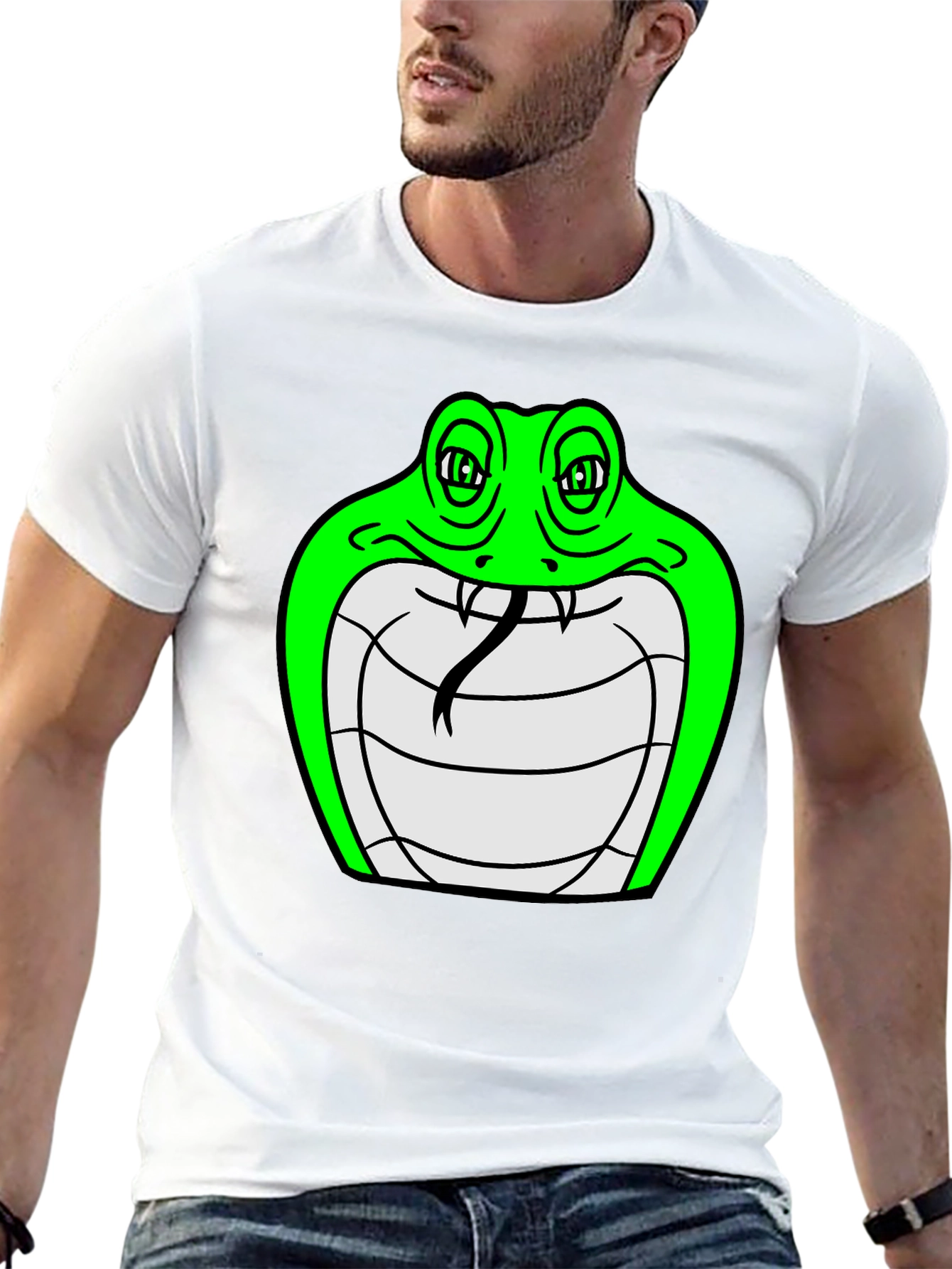 Cobra Graphic Tee - Cool Snake Design
