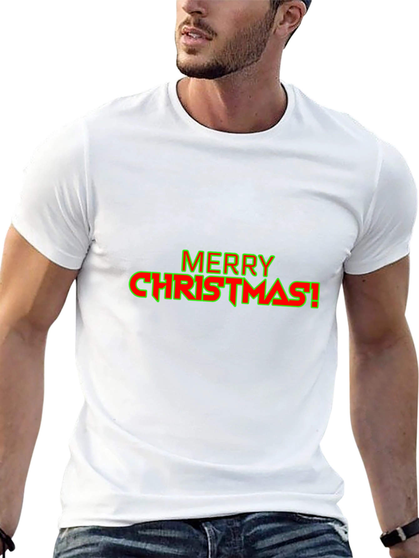 Merry Christmas Graphic T-Shirt - Holiday Cheer