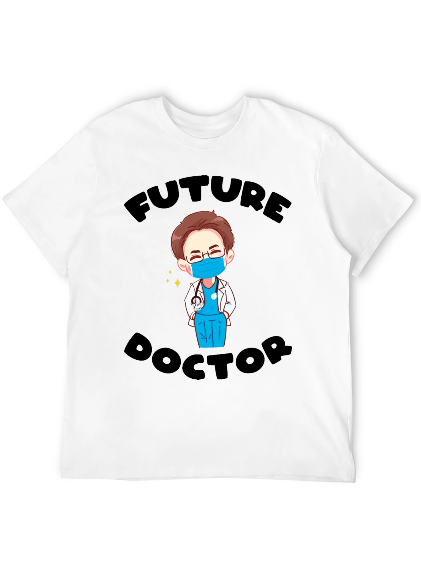 Future Doctor Cartoon Graphic T-Shirt