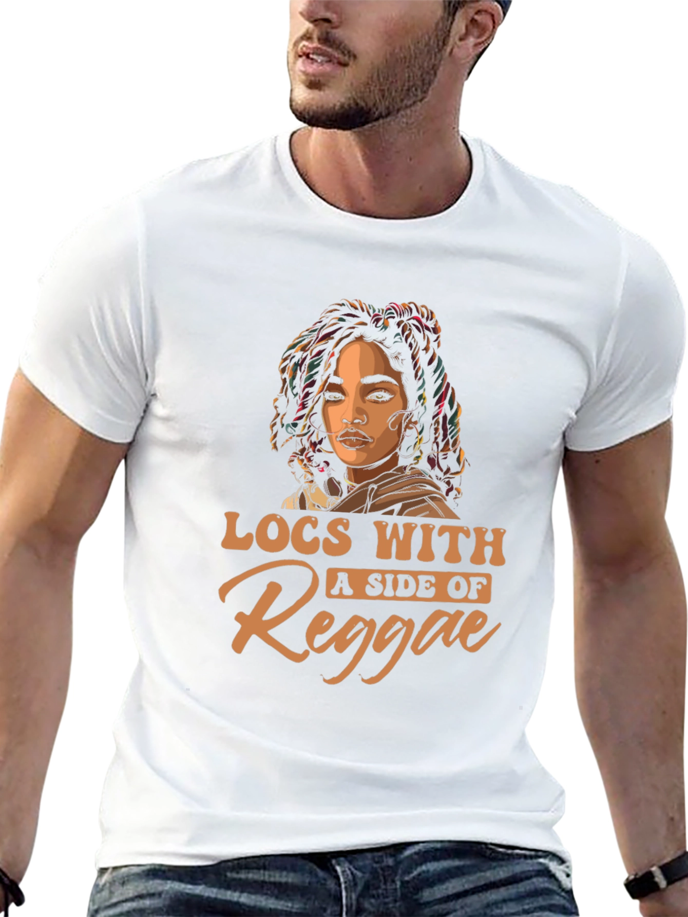 Locs with a Side of Reggae T-Shirt