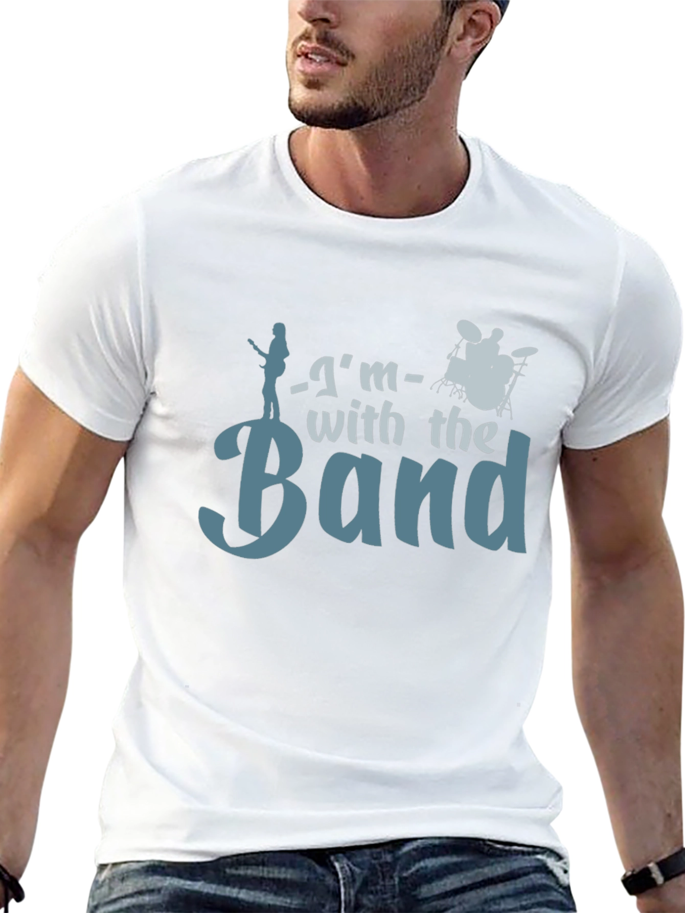Im With The Band Graphic Tee - Black