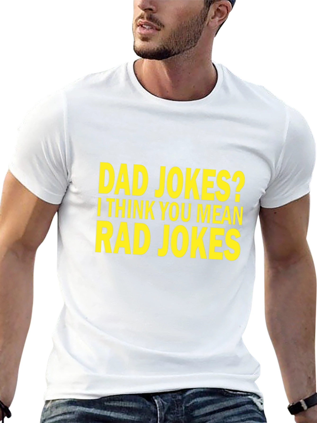 Dad Jokes? Rad Jokes! Mens Graphic Tee