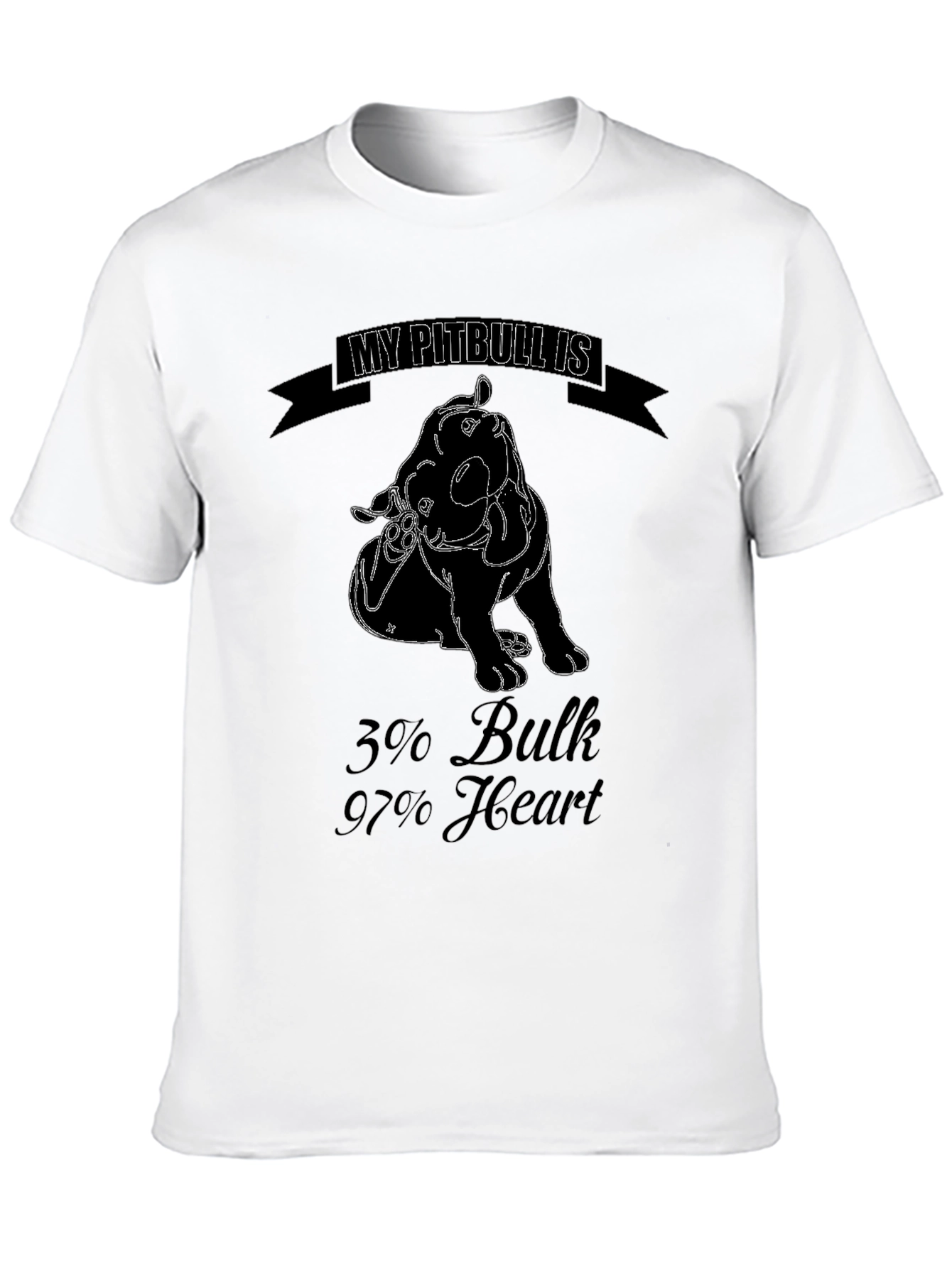 Pitbull Dog Graphic T-Shirt