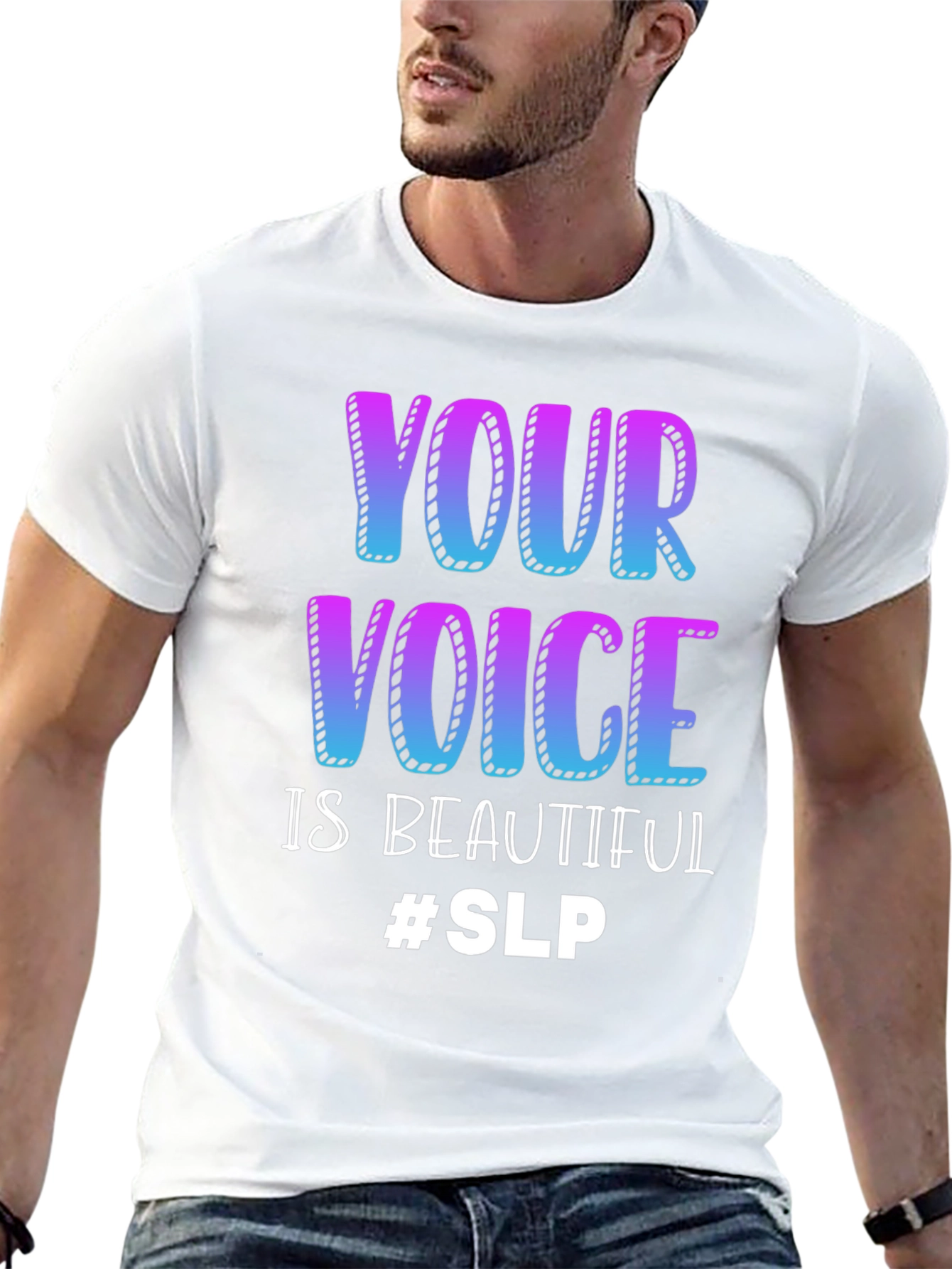 Your Voice is Beautiful T-Shirt Speech Language Pathologist SLP