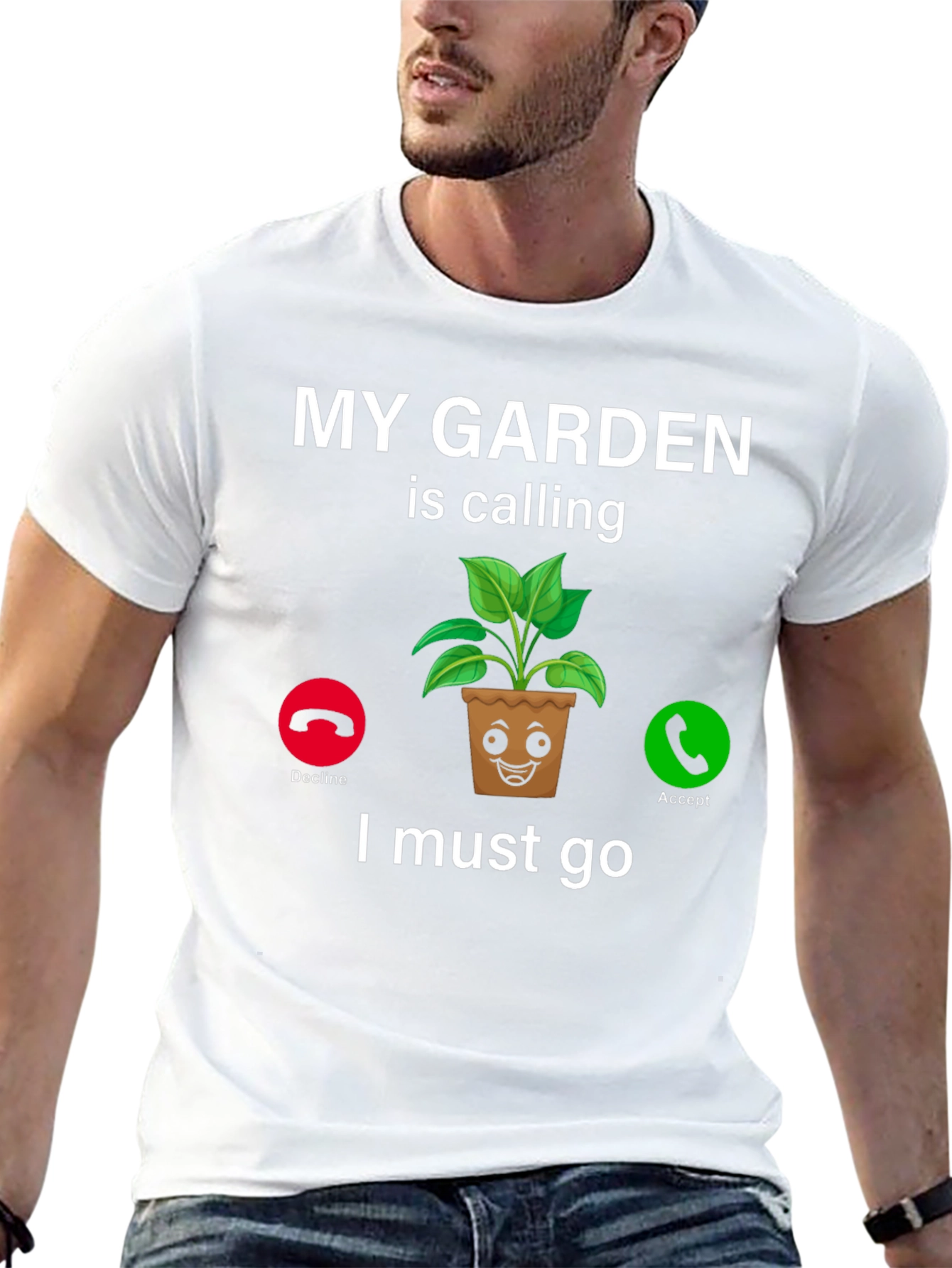 My Garden Is Calling T-Shirt - Gardener Tee