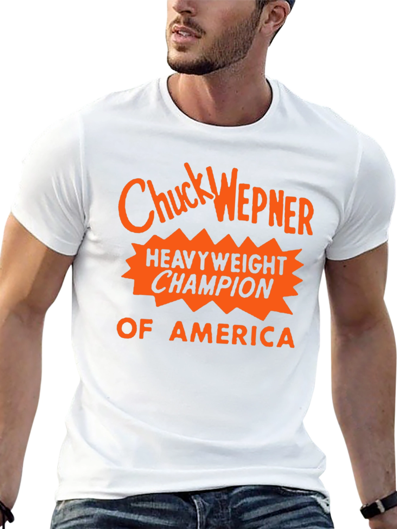 Chuck Wepner Heavyweight Champion Black T-Shirt