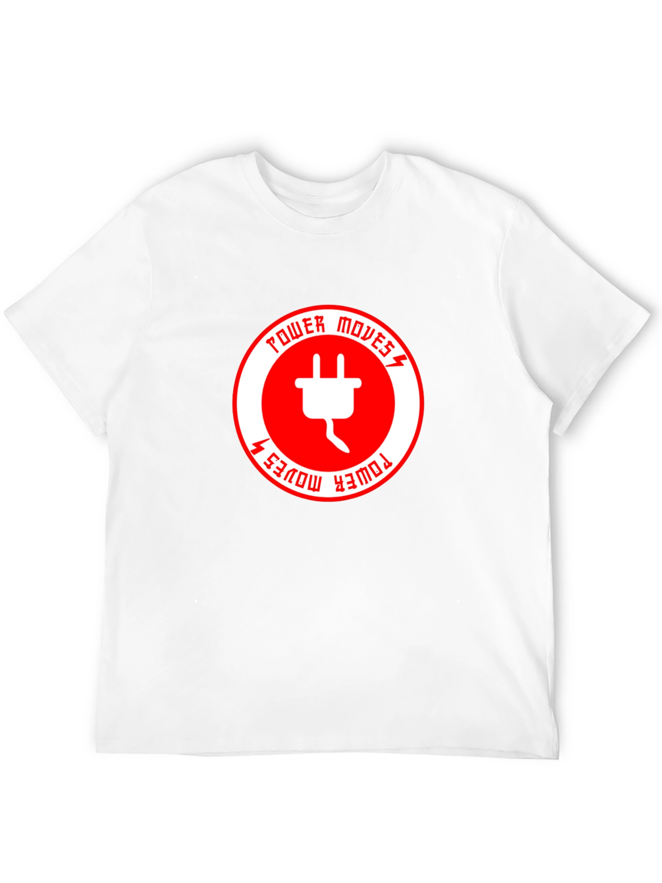 Power Moves T-Shirt - Electric Plug Graphic Tee