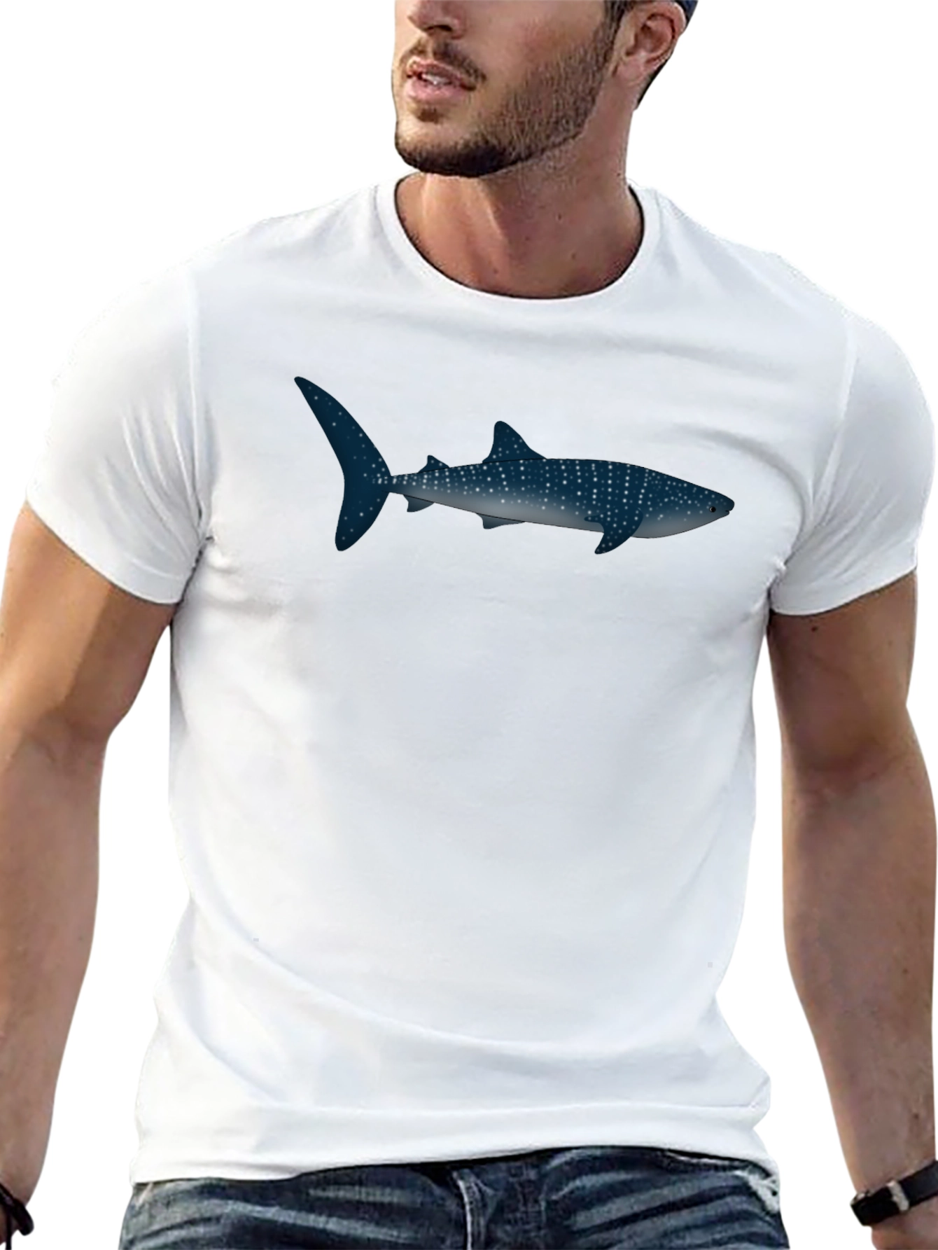 Whale Shark Graphic Tee - Cool Ocean Animal T-Shirt