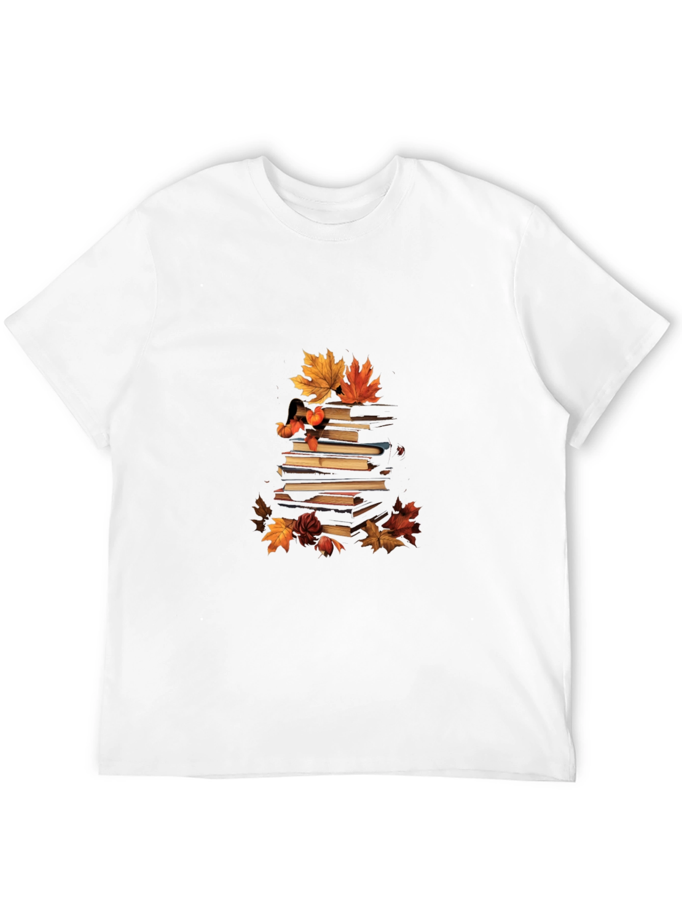 Autumn Book Stack T-Shirt
