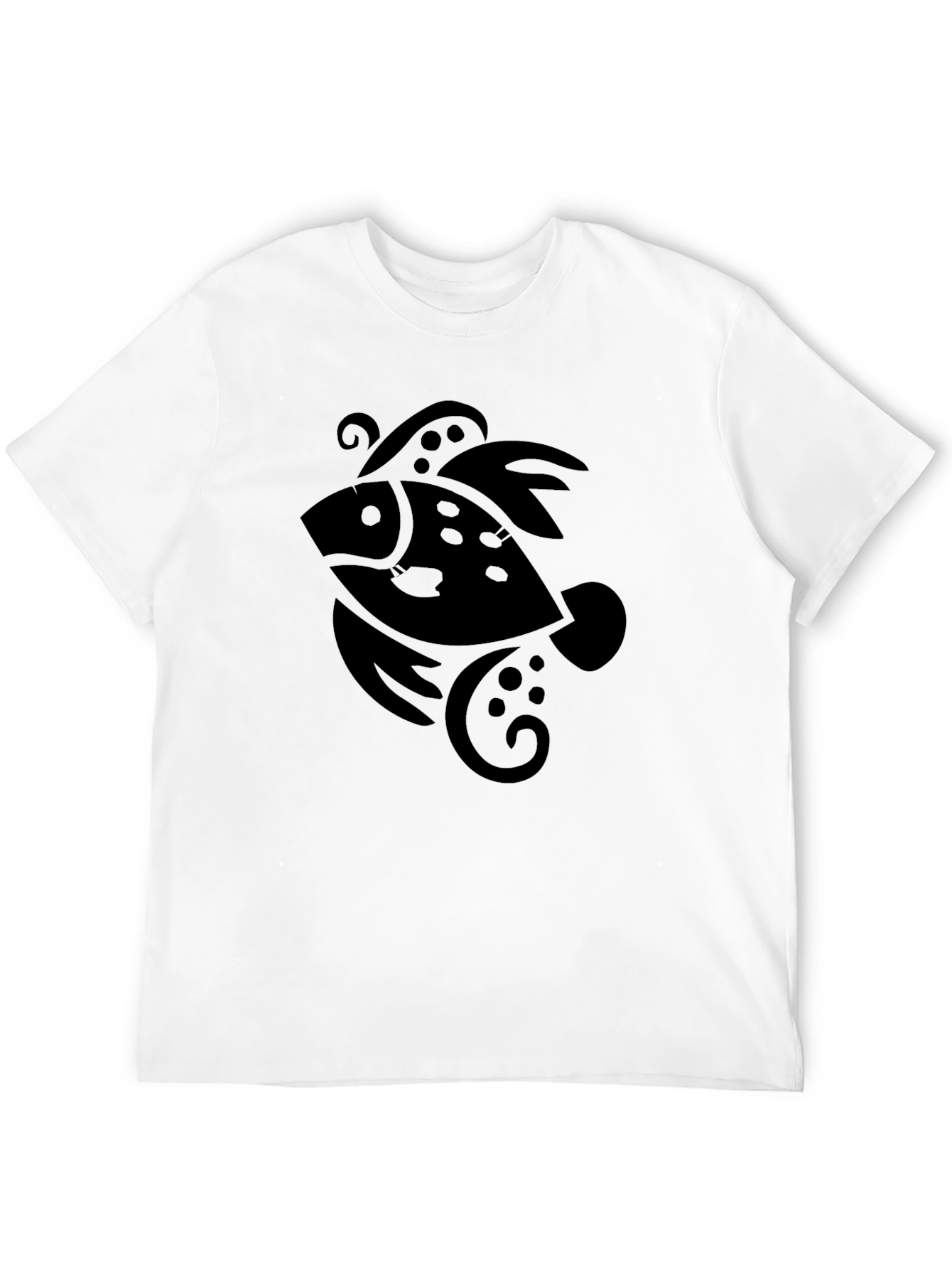 Black Fish Graphic Tee - Stylish & Unique Design