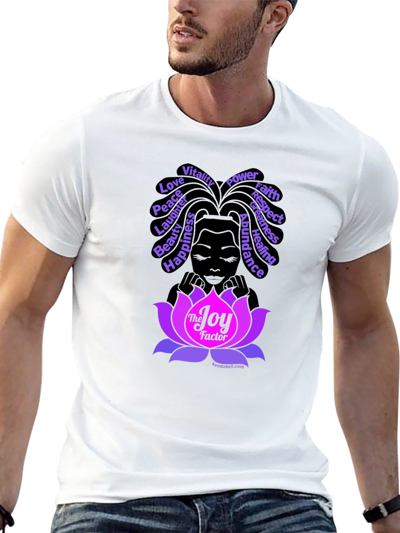 Joy Factor Graphic T-Shirt - Unisex Black Tee