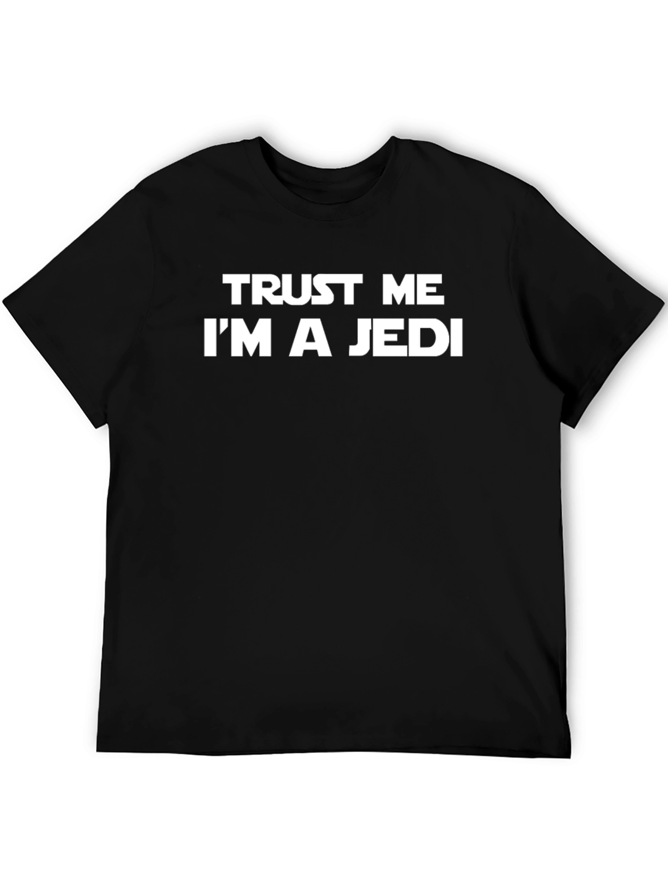 Trust Me Im A Jedi Black T-Shirt