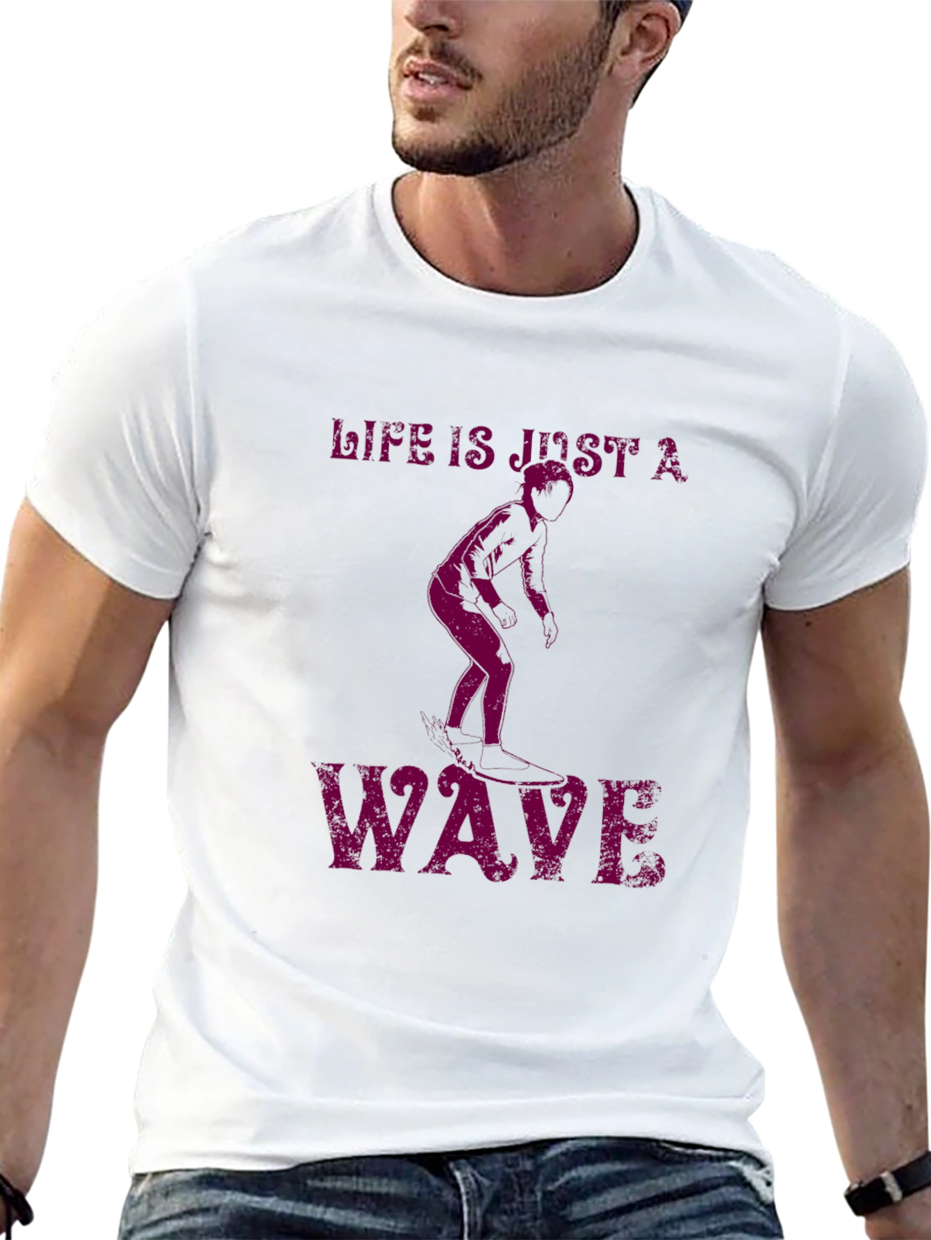Life is Just a Wave Graphic Tee