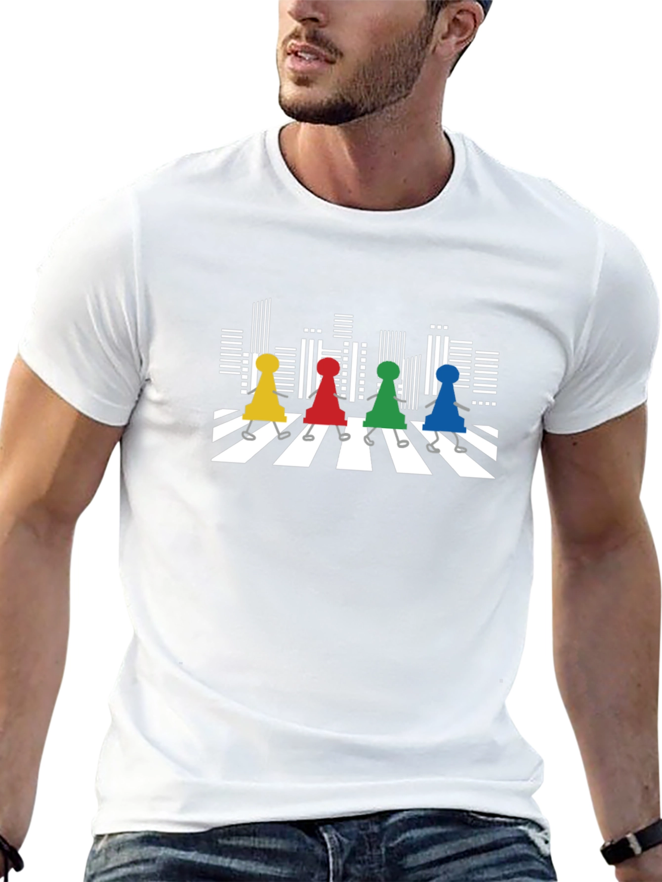 Abbey Road Board Game Player T-Shirt