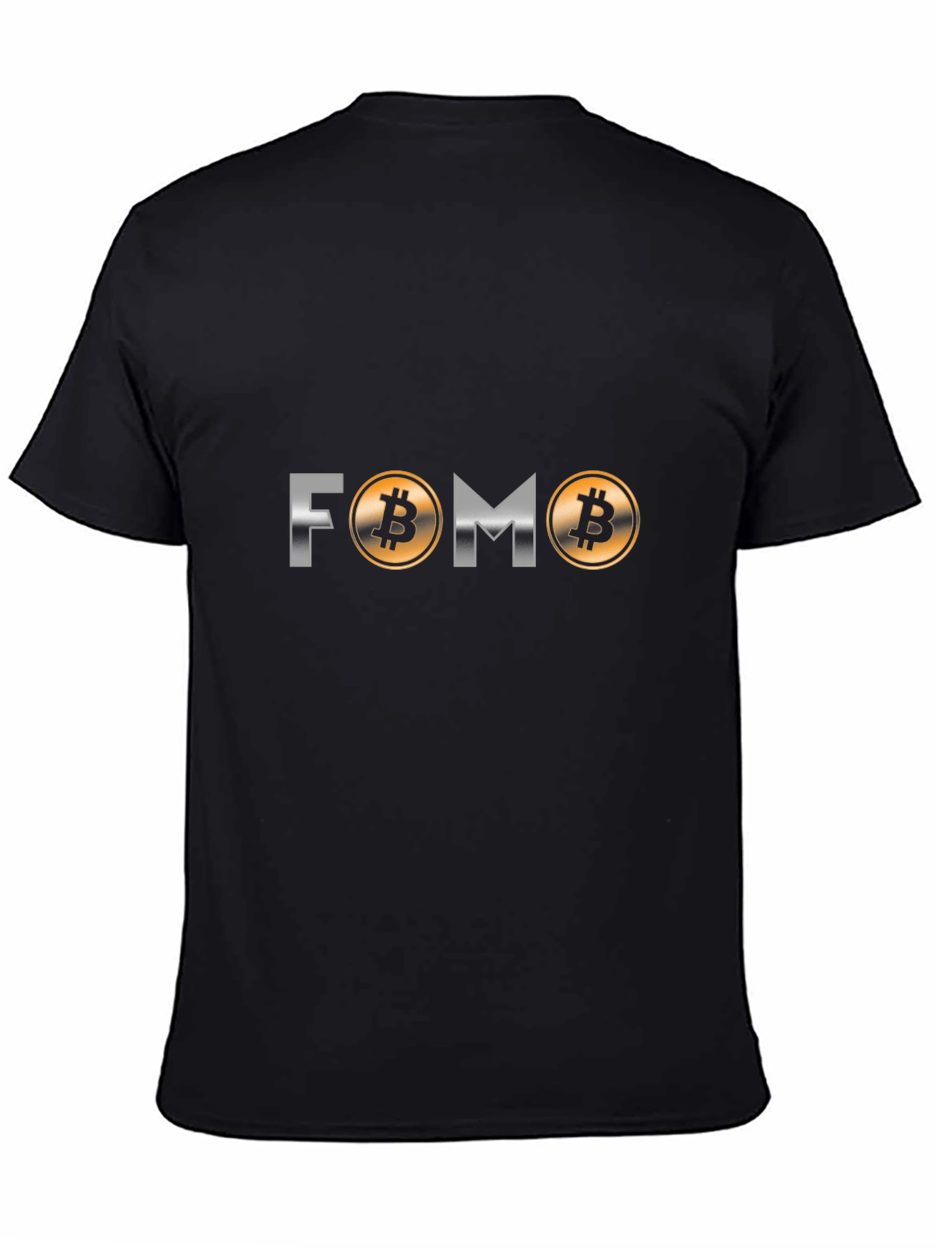 FOMO Bitcoin Crypto T-Shirt - Black