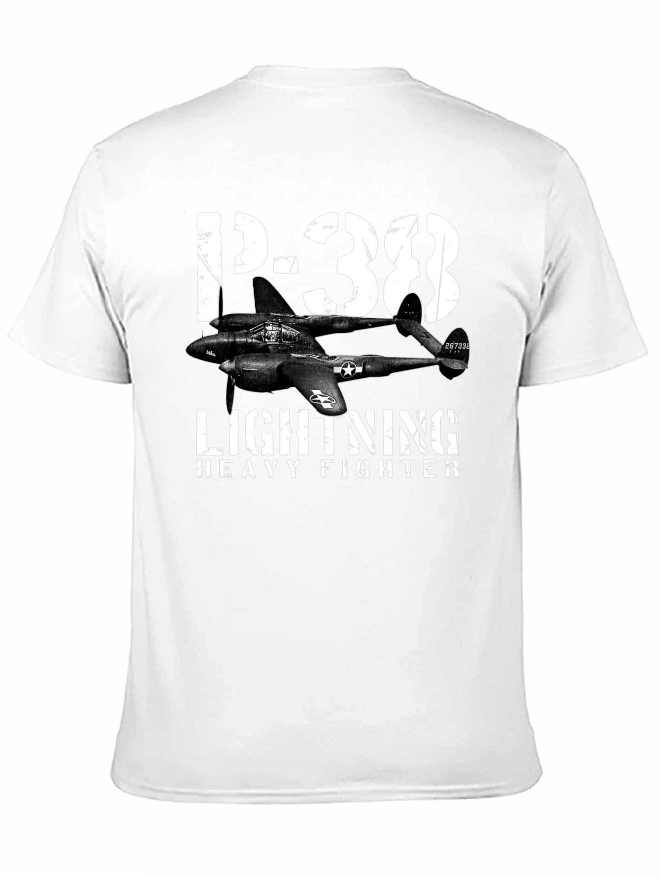 P-38 Lightning Heavy Fighter Graphic T-Shirt