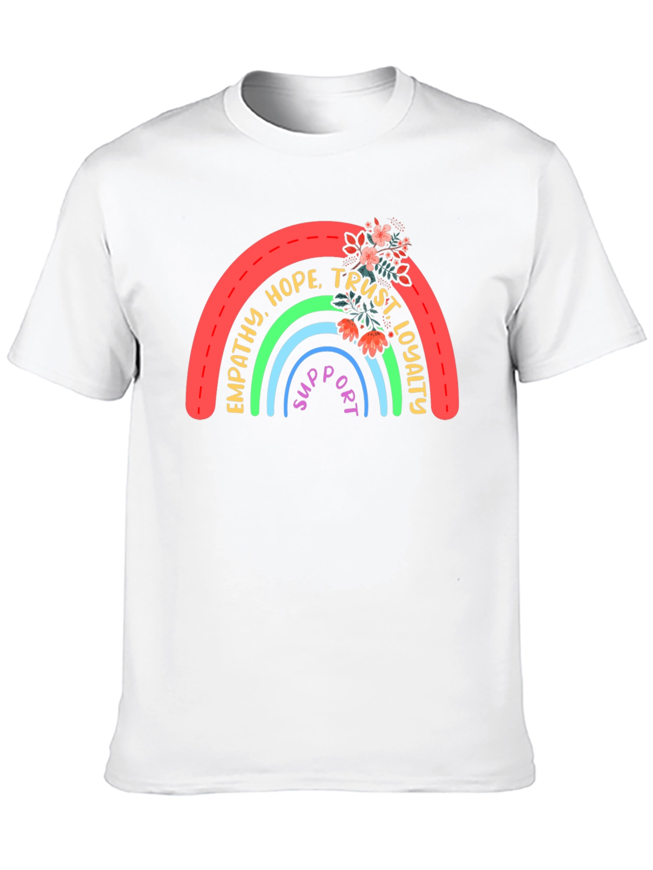 Empathy Rainbow Graphic Tee
