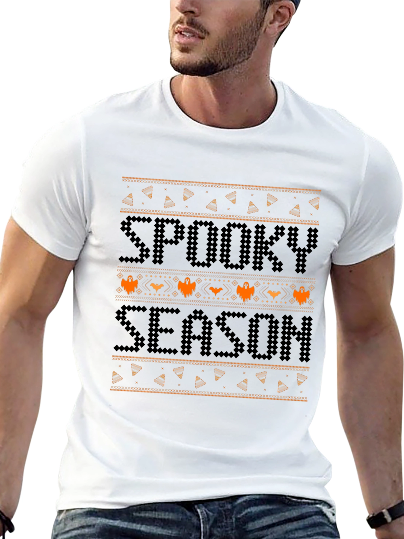 Spooky Season Graphic Tee - Halloween Style