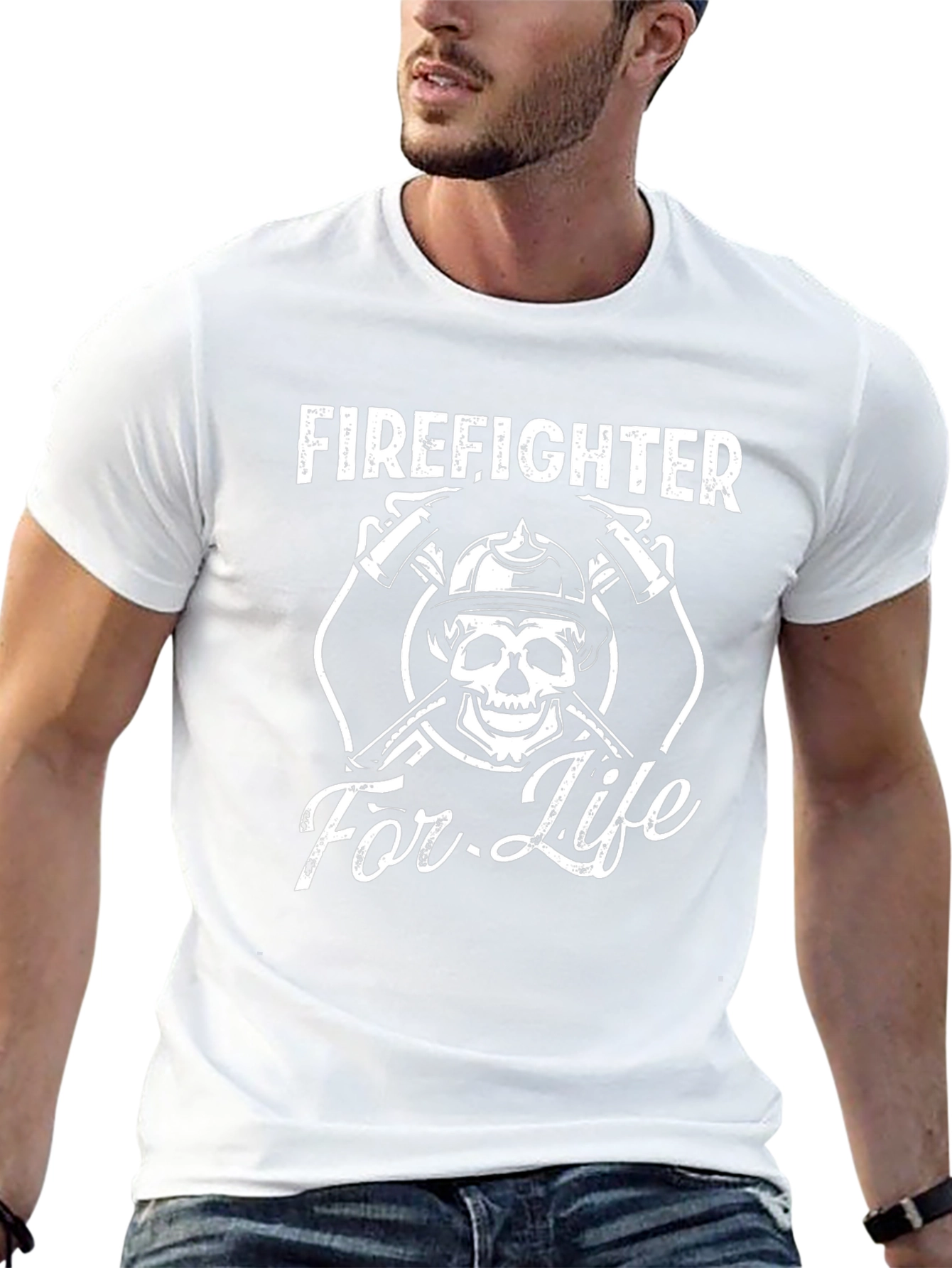 Firefighter For Life Graphic T-Shirt