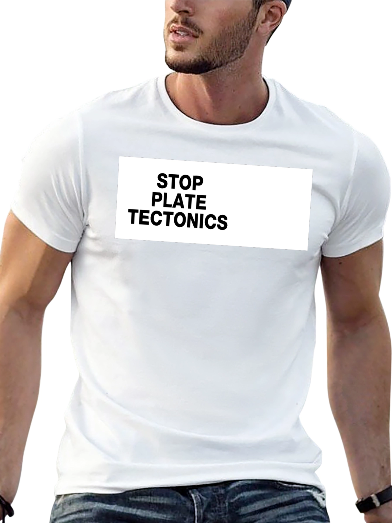 Stop Plate Tectonics Funny Graphic Tee