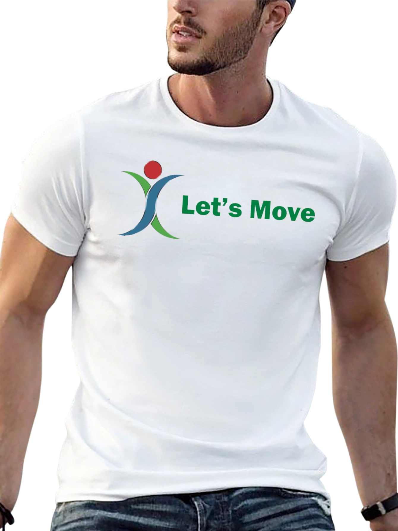 Lets Move Black T-Shirt