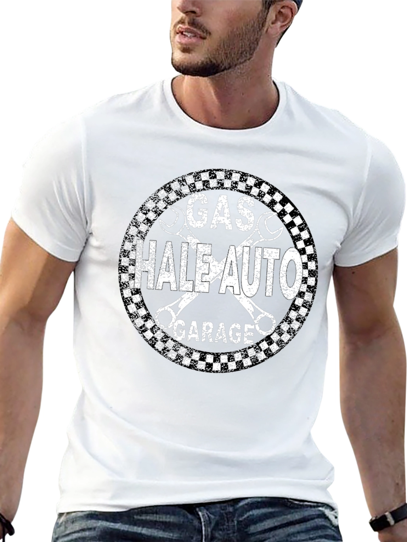 Gas Half Auto Garage Wrench T-Shirt