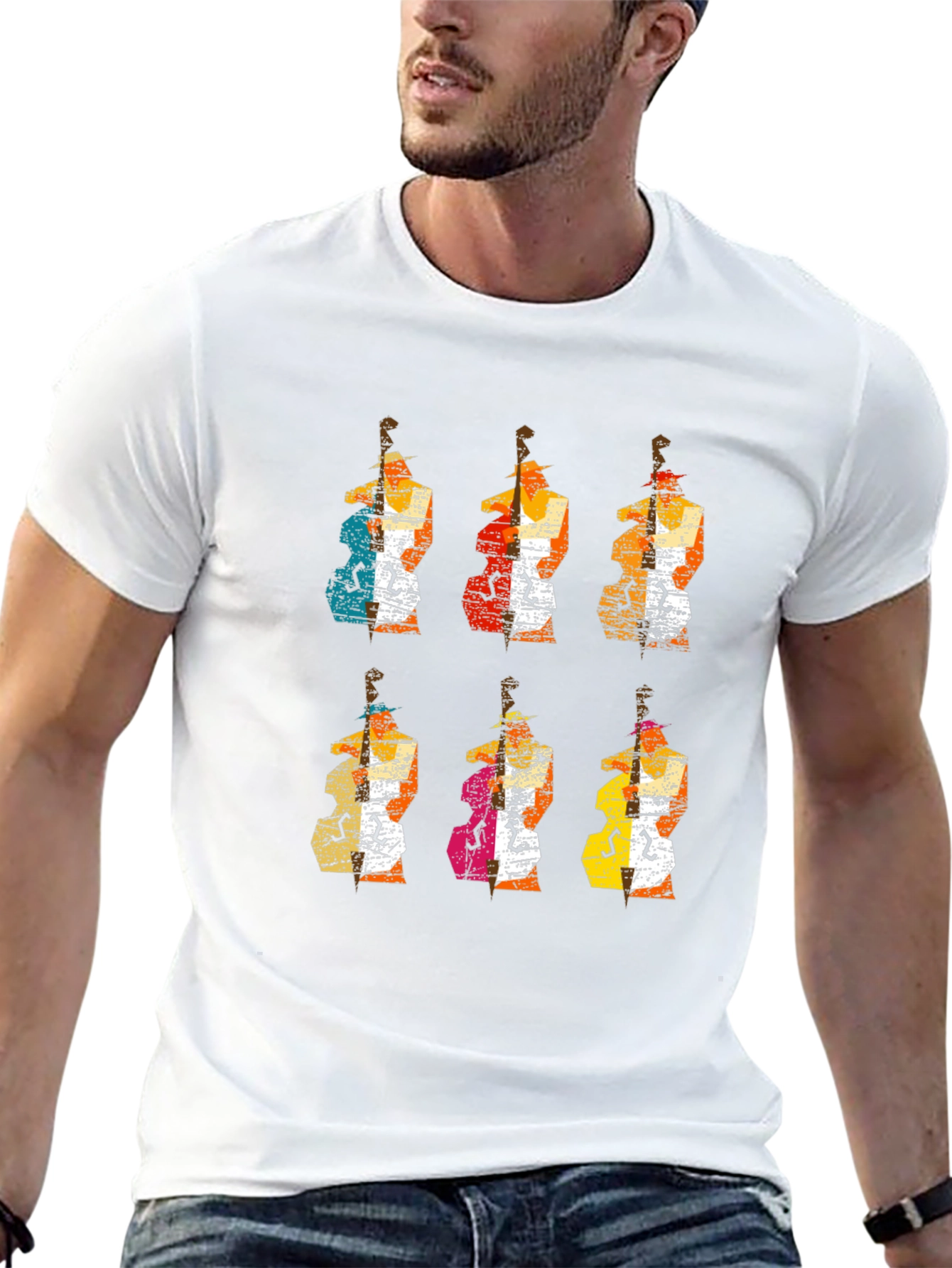 Musical Bass Graphic T-Shirt