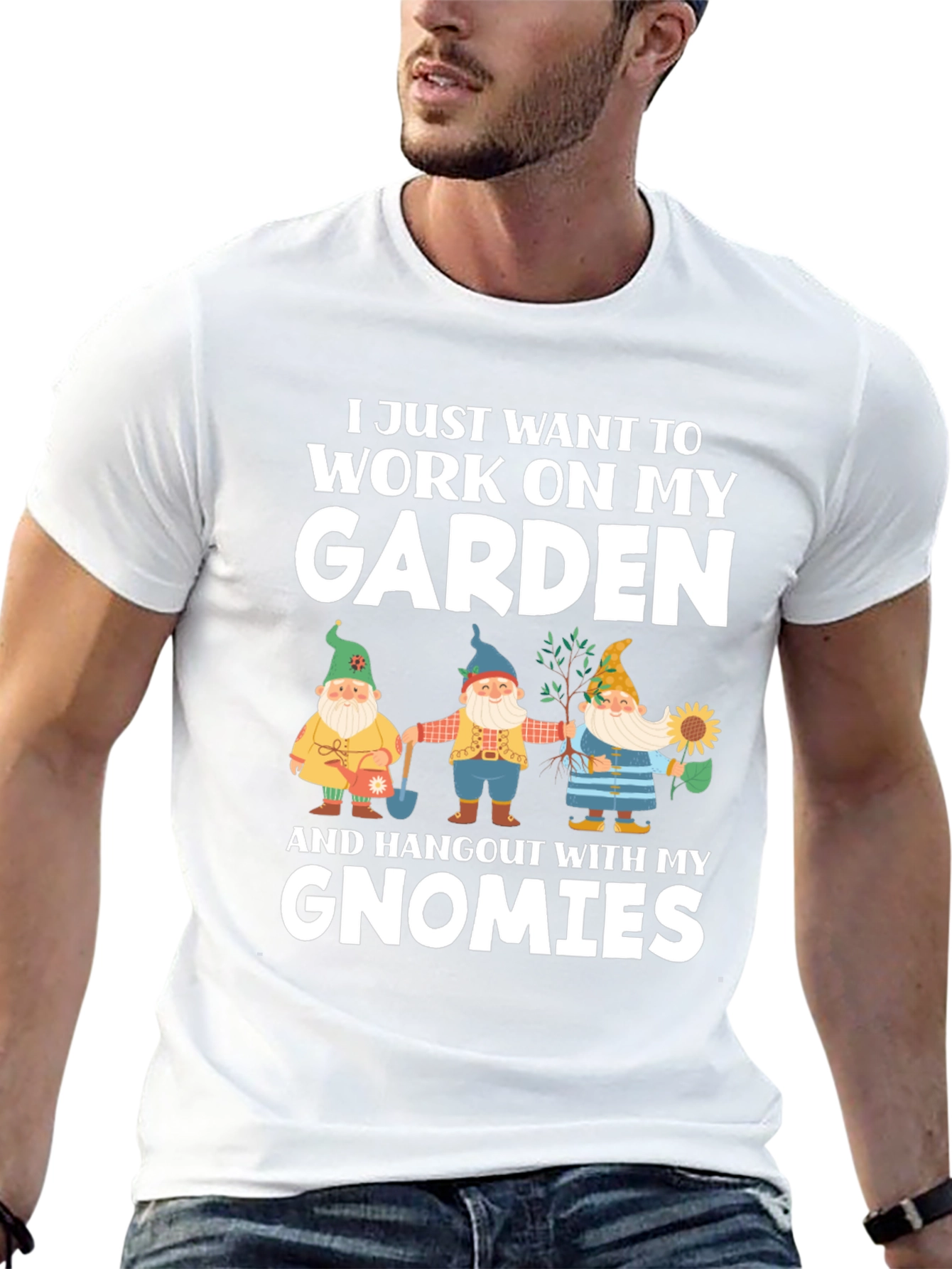 Work on My Garden Gnomies T-Shirt