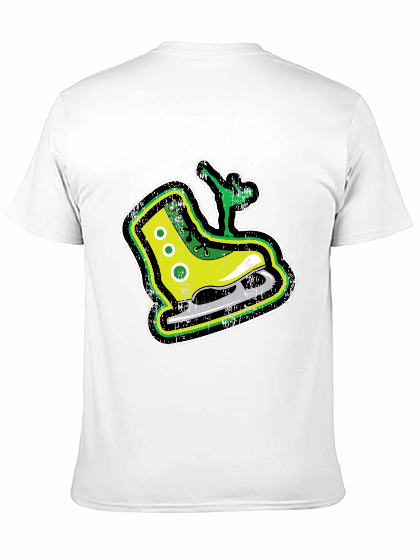 Retro Ice Skate Graphic T-Shirt