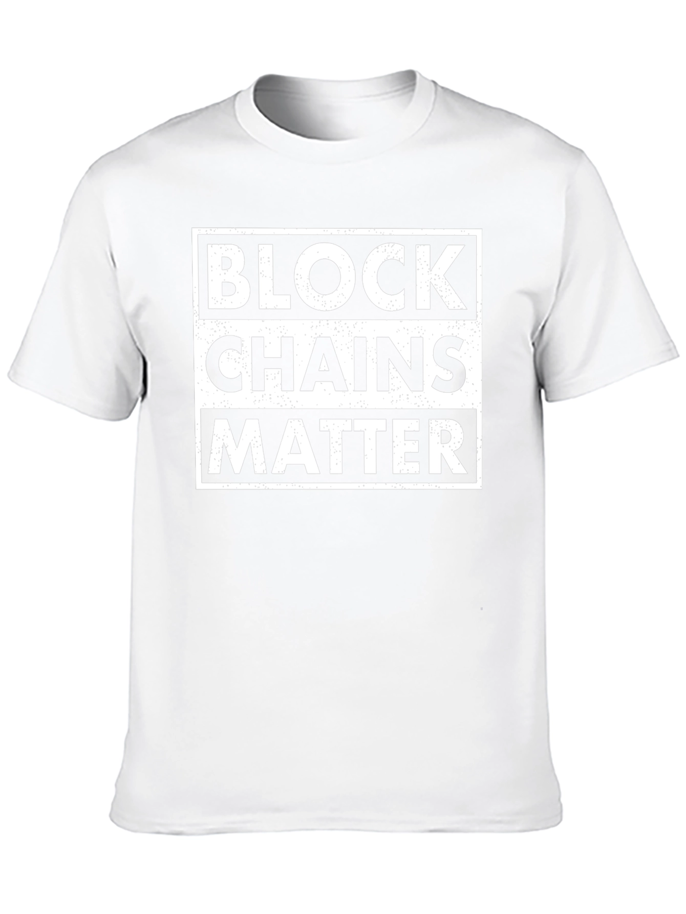 Blockchains Matter Graphic Tee - Black