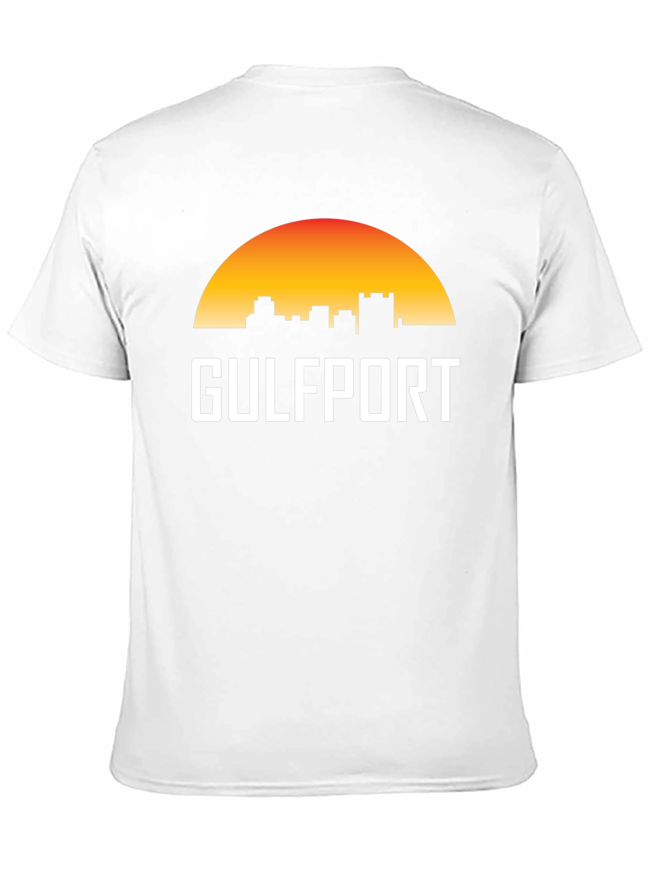 Gulfport Skyline T-Shirt - Sunset Cityscape Tee