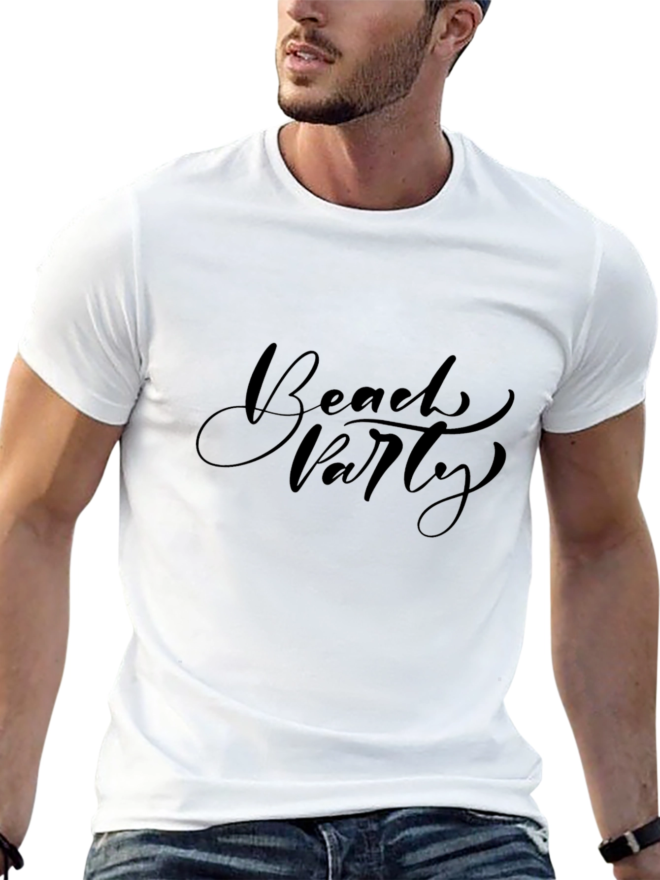 Beach Party Black T-Shirt