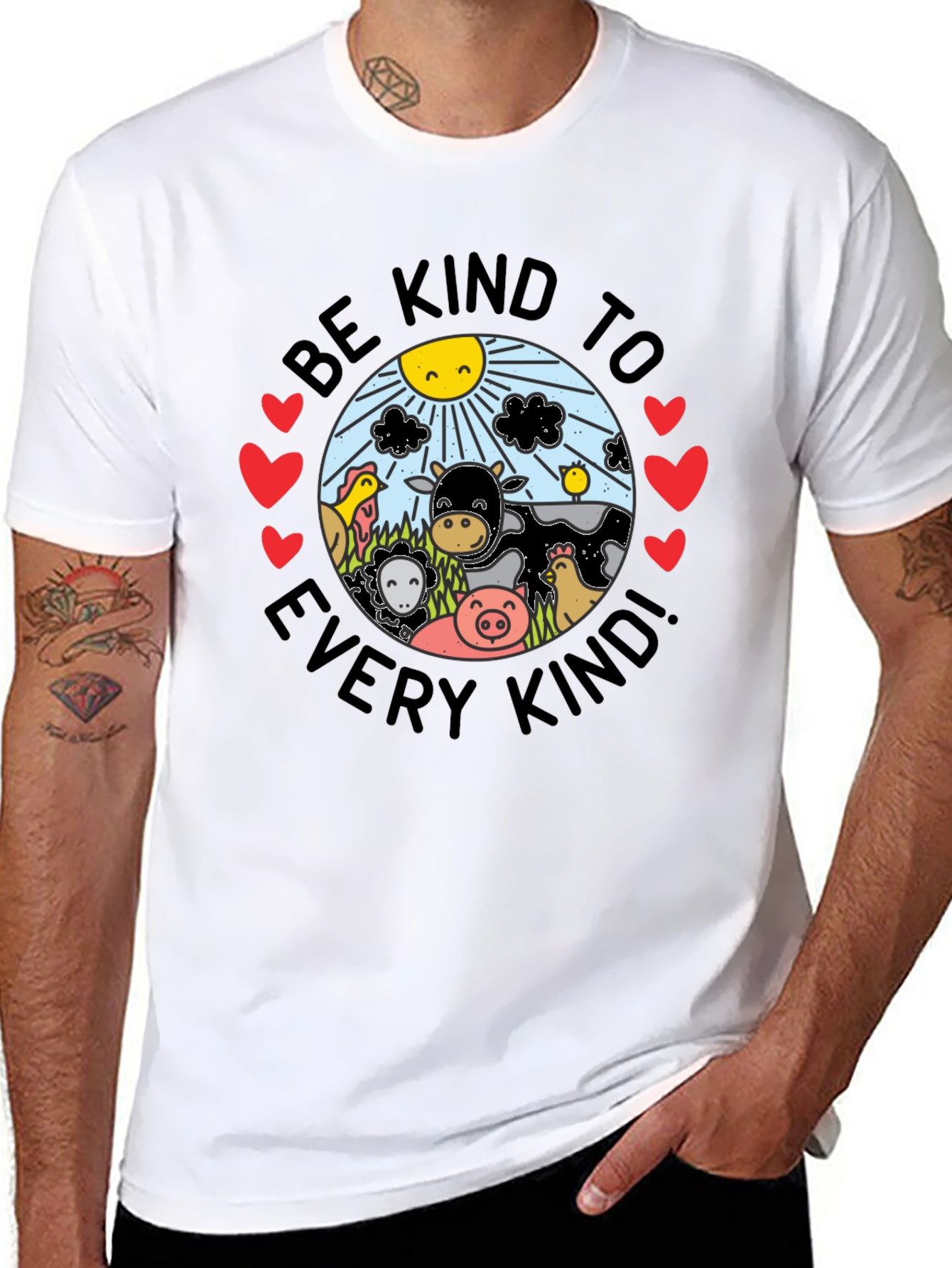 Be Kind T-Shirt - Animal Lover Graphic Tee