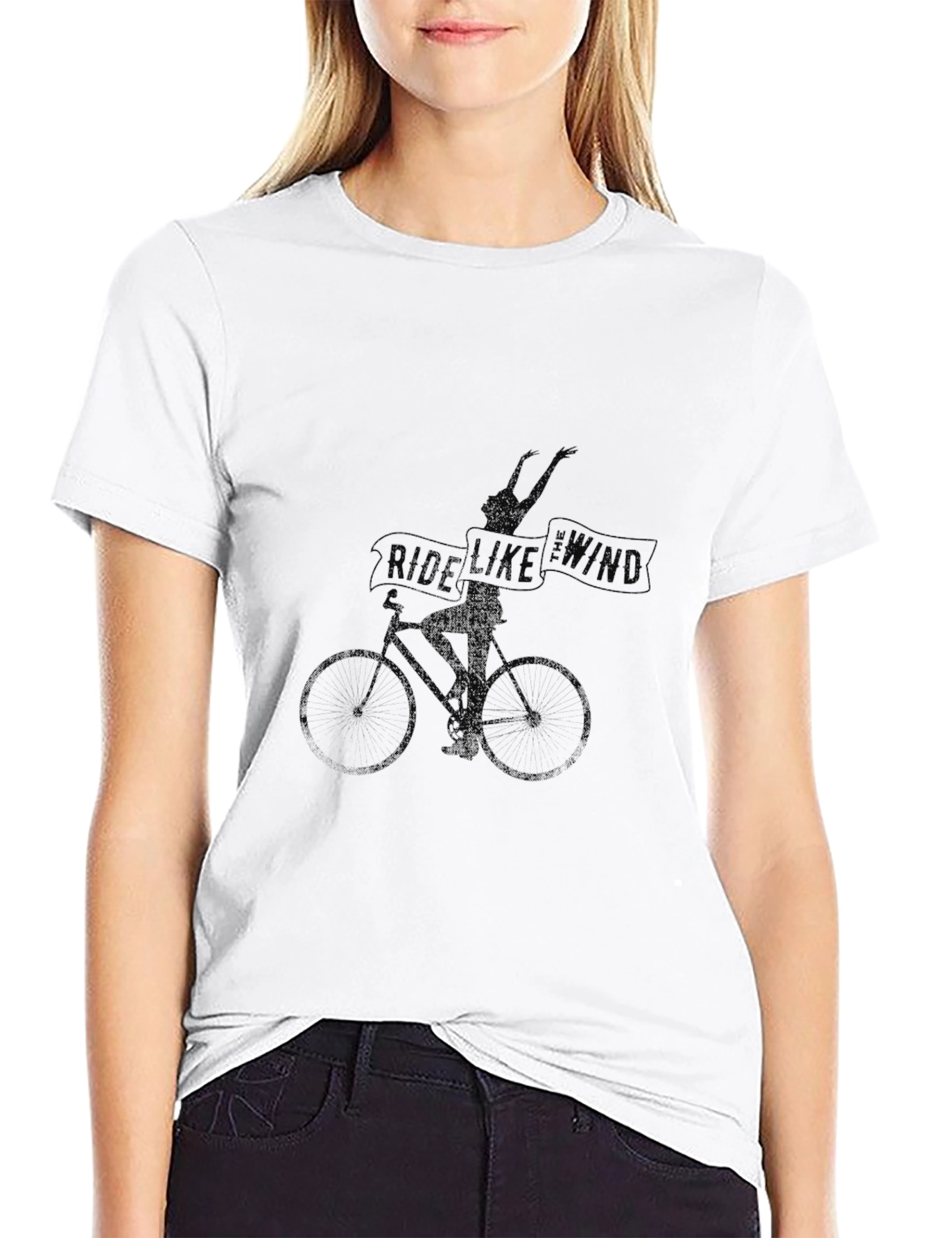 Ride Like The Wind Black Graphic Tee