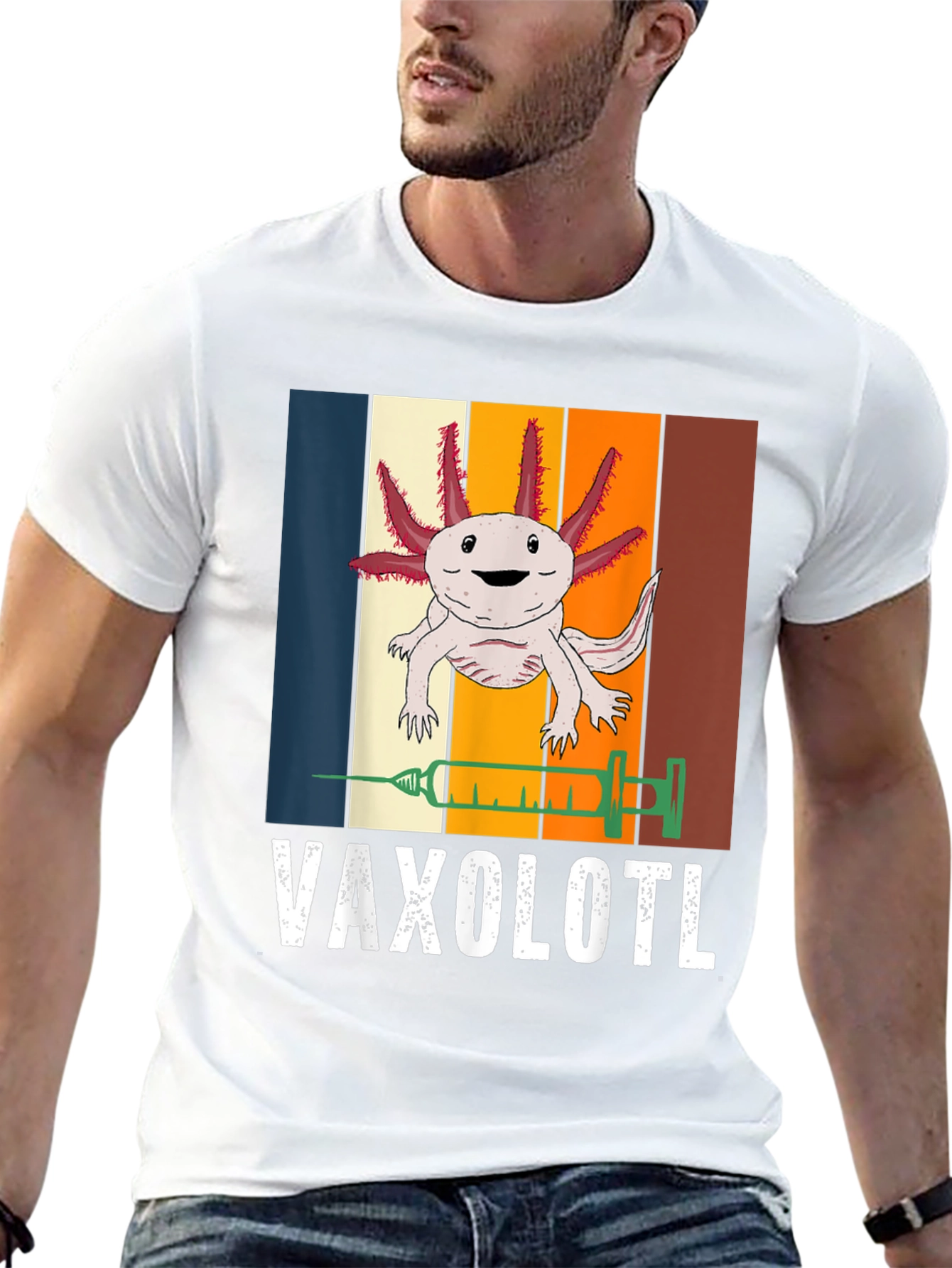 Vaxolotl T-Shirt - Funny Axolotl Vaccine Tee