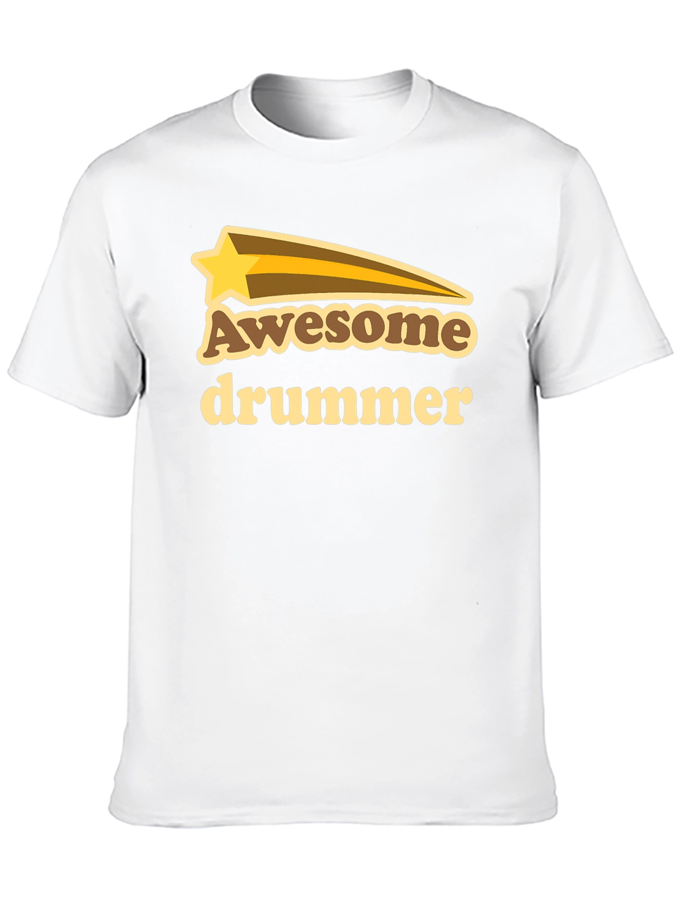 Awesome Drummer T-Shirt - Retro Style