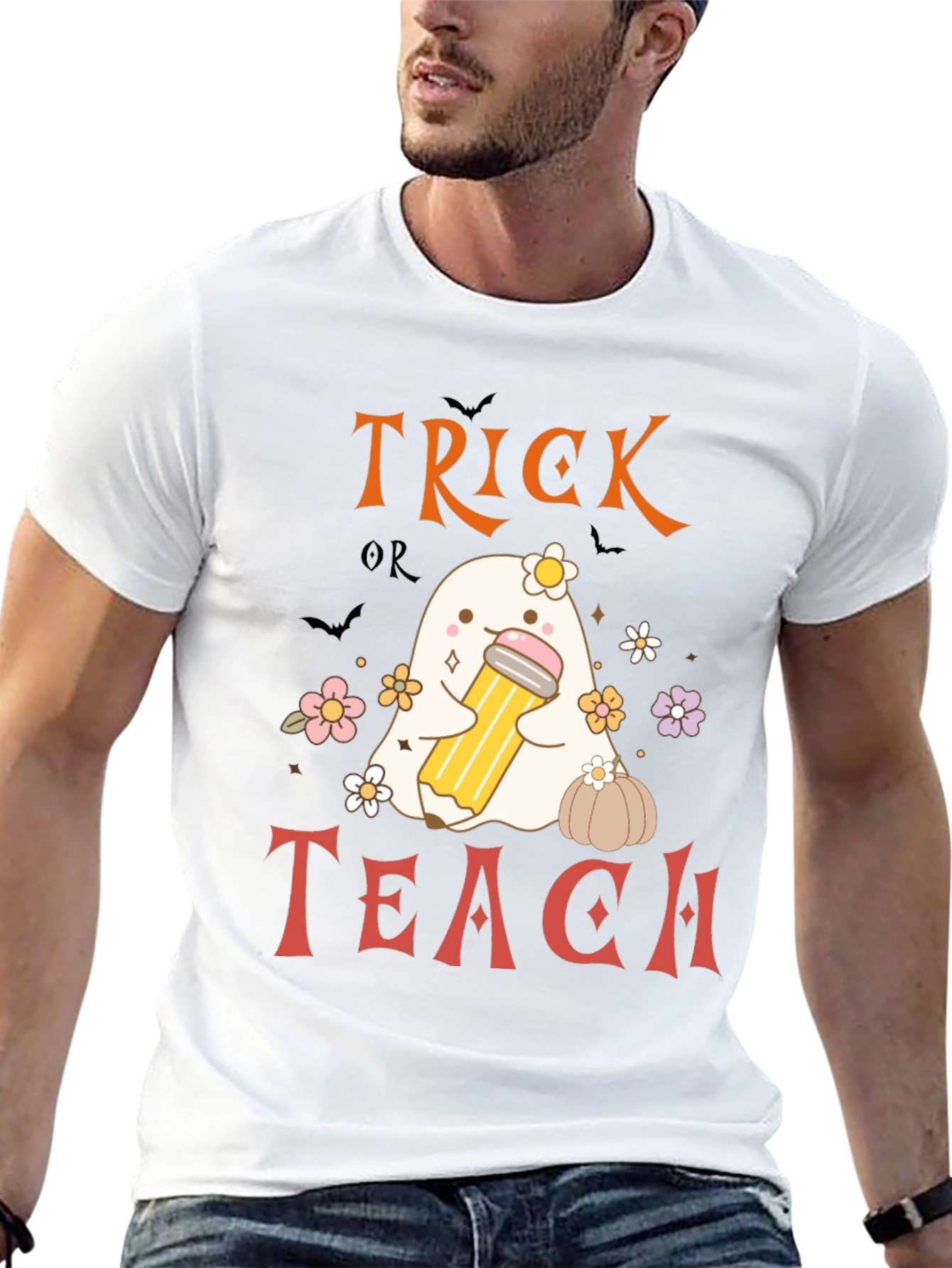 Trick or Teach Halloween T-Shirt