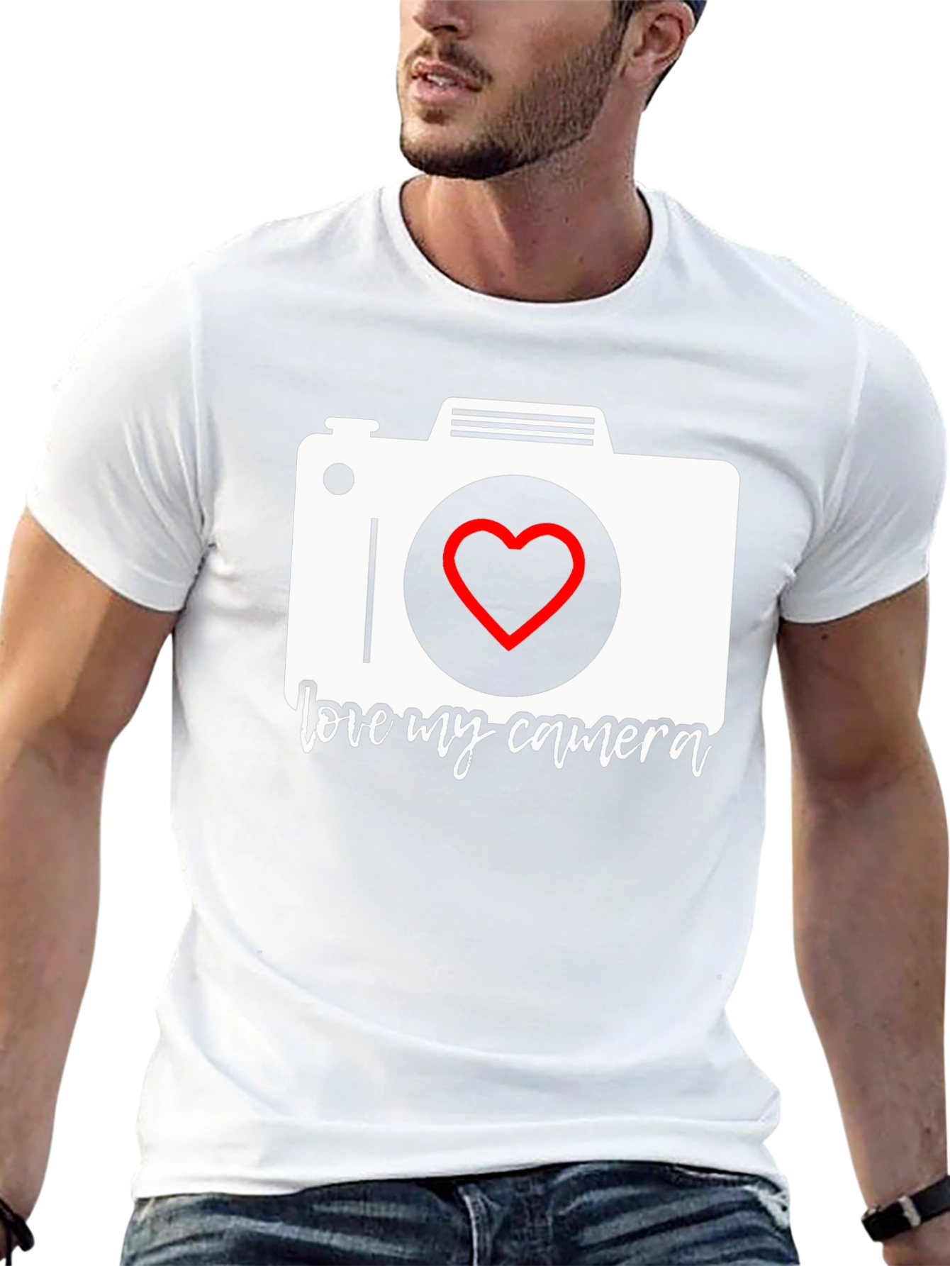 Love My Camera Graphic T-Shirt - Photographer Gift