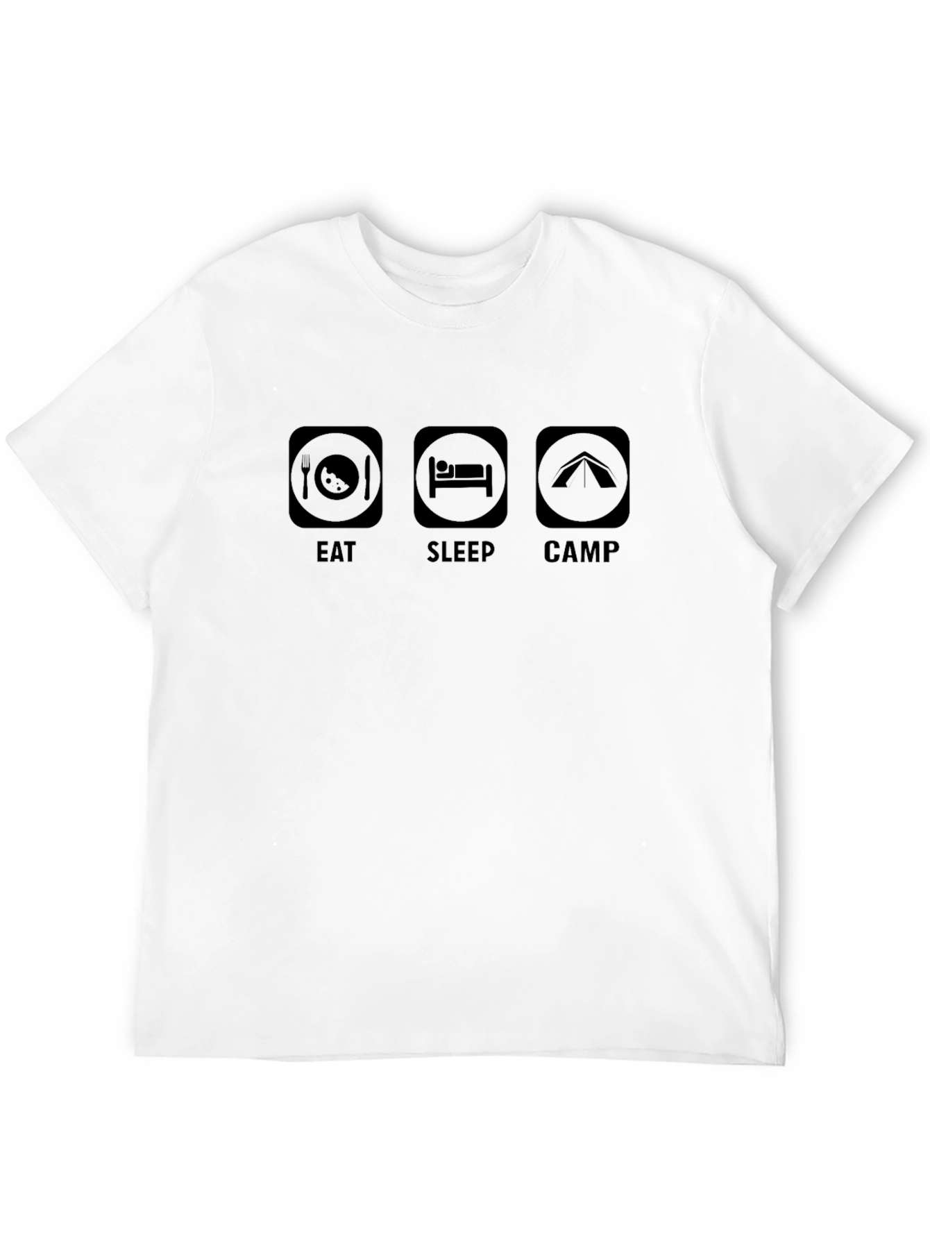 Eat Sleep Camp T-Shirt: Outdoor Adventure Tee