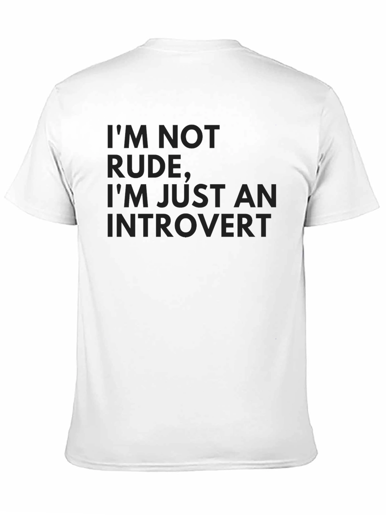 Introvert T-Shirt - Im Not Rude Graphic Tee