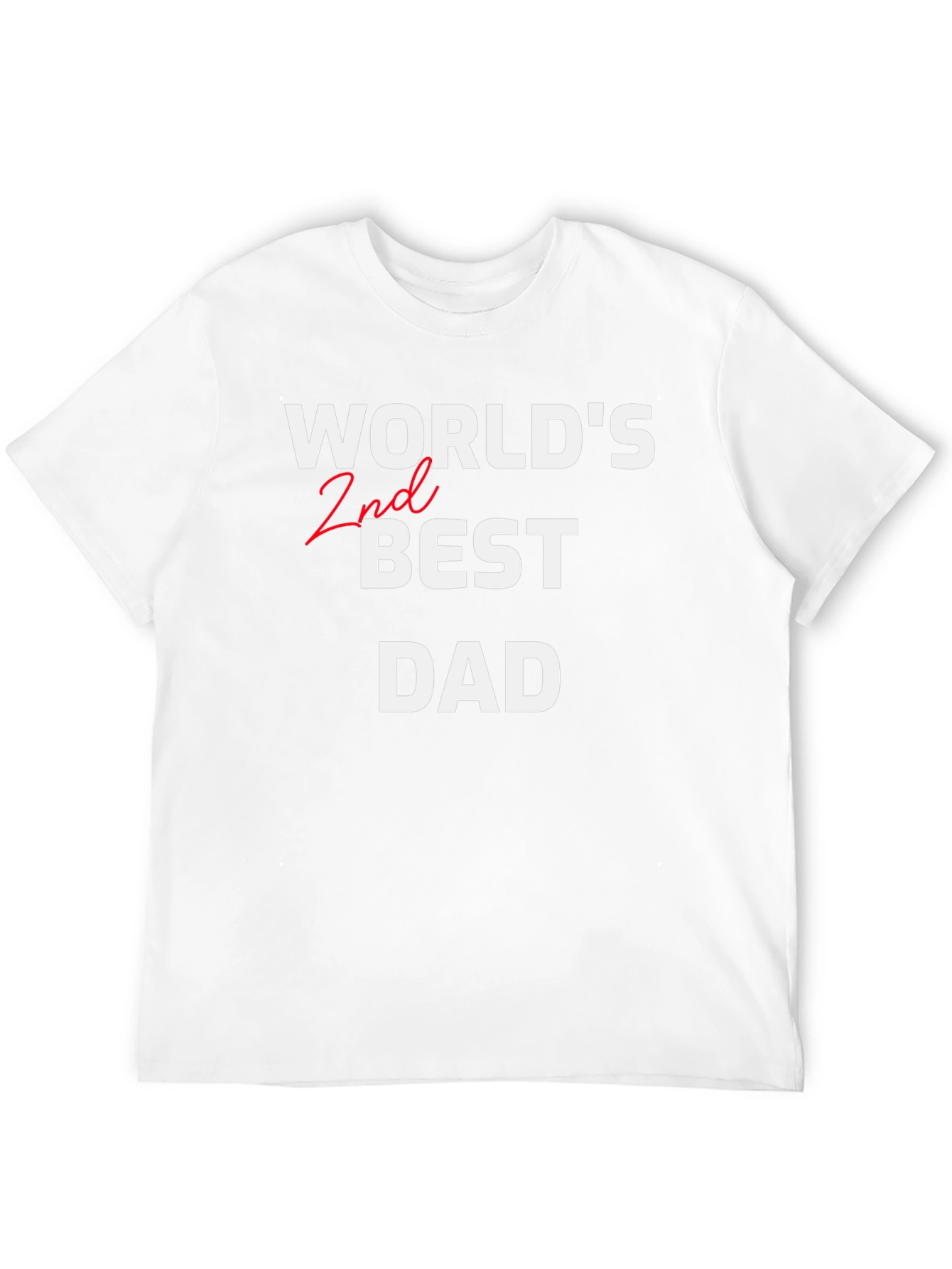Worlds 2nd Best Dad Graphic T-Shirt