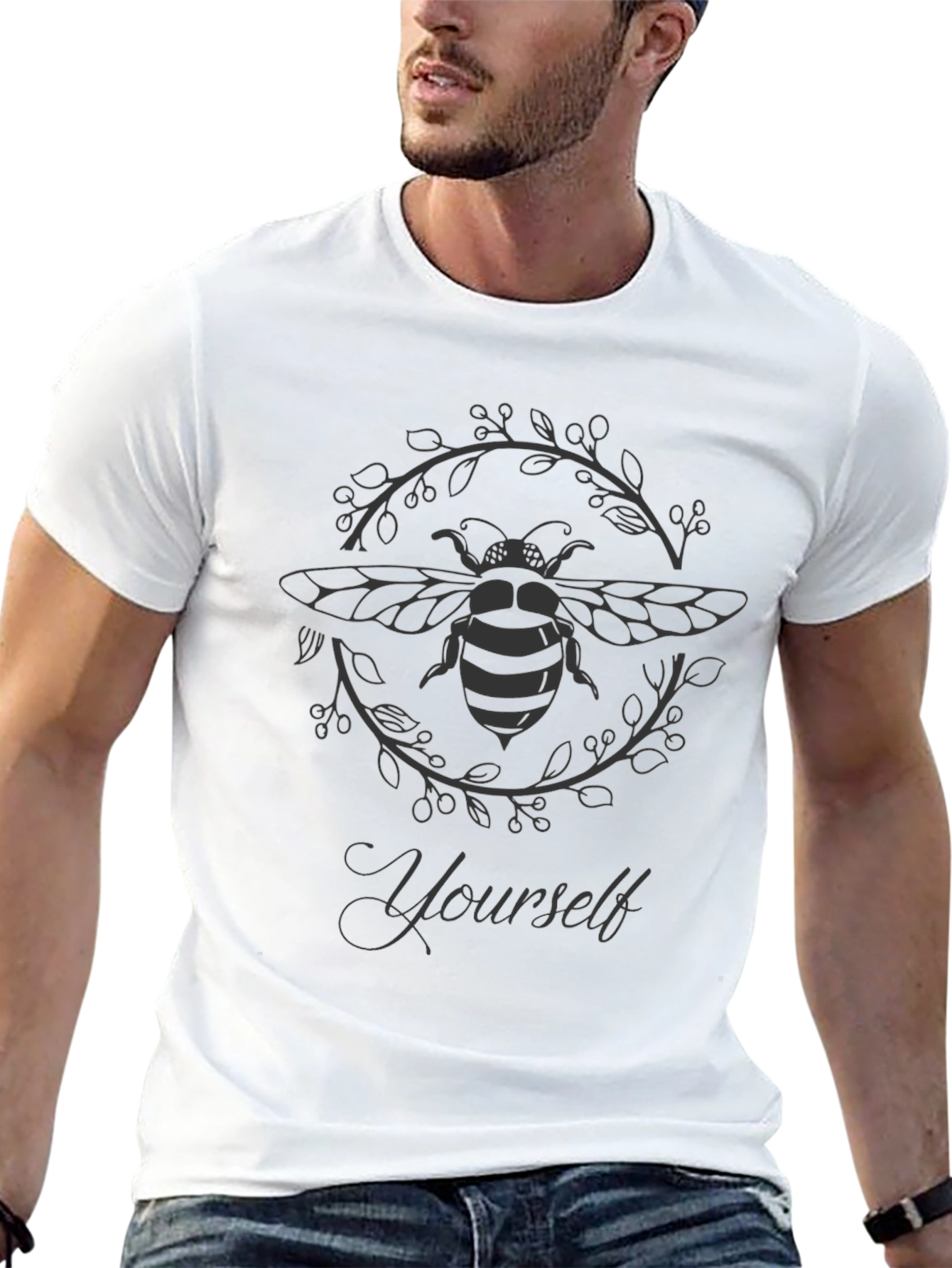 Bee Yourself Graphic Tee - Stylish Comfort