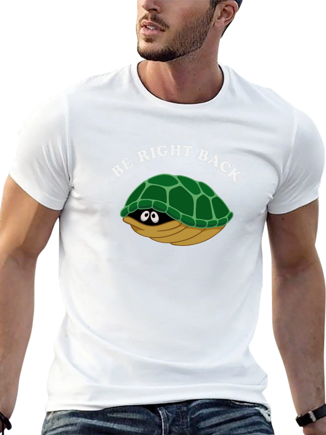 Be Right Back Turtle T-Shirt - Fun & Comfy
