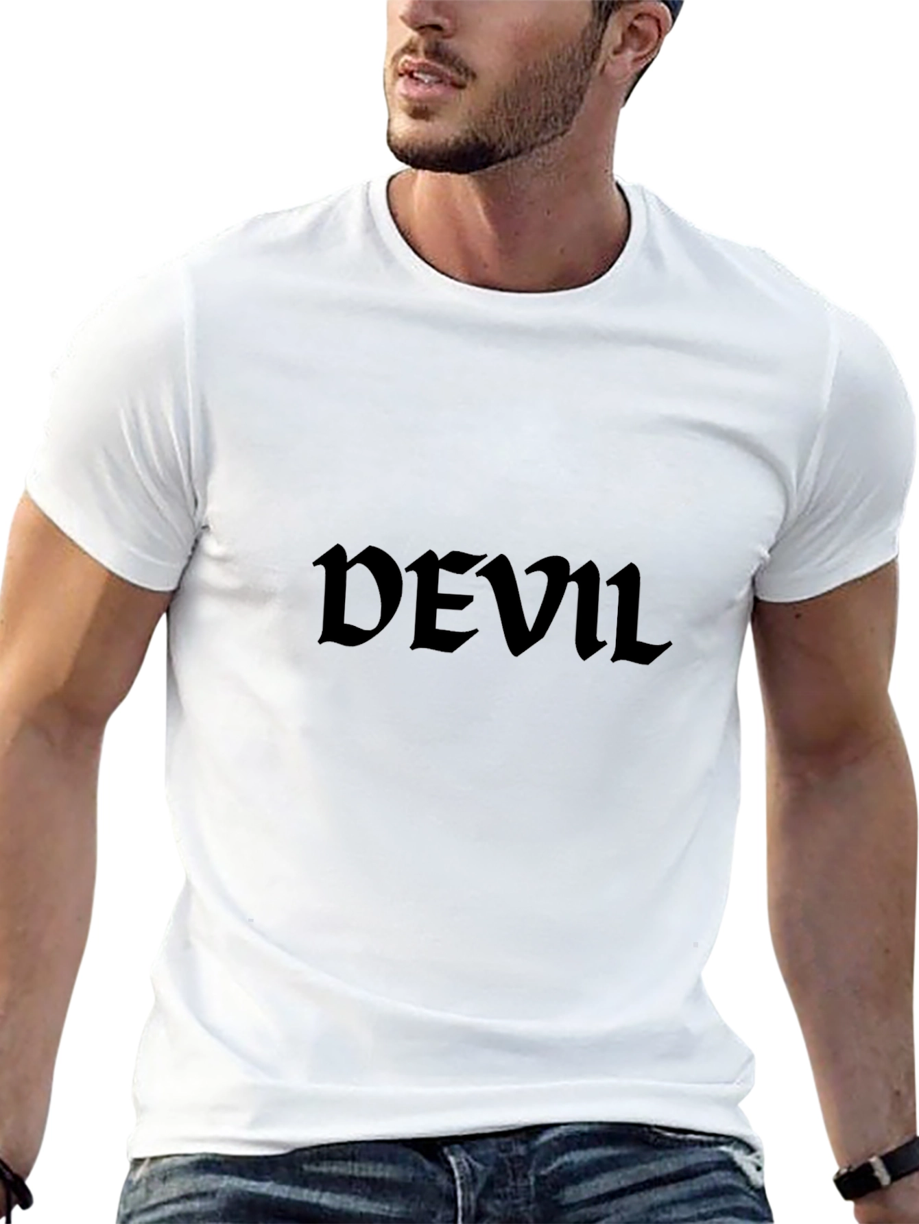 Devil Graphic T-Shirt - Classic Black Tee
